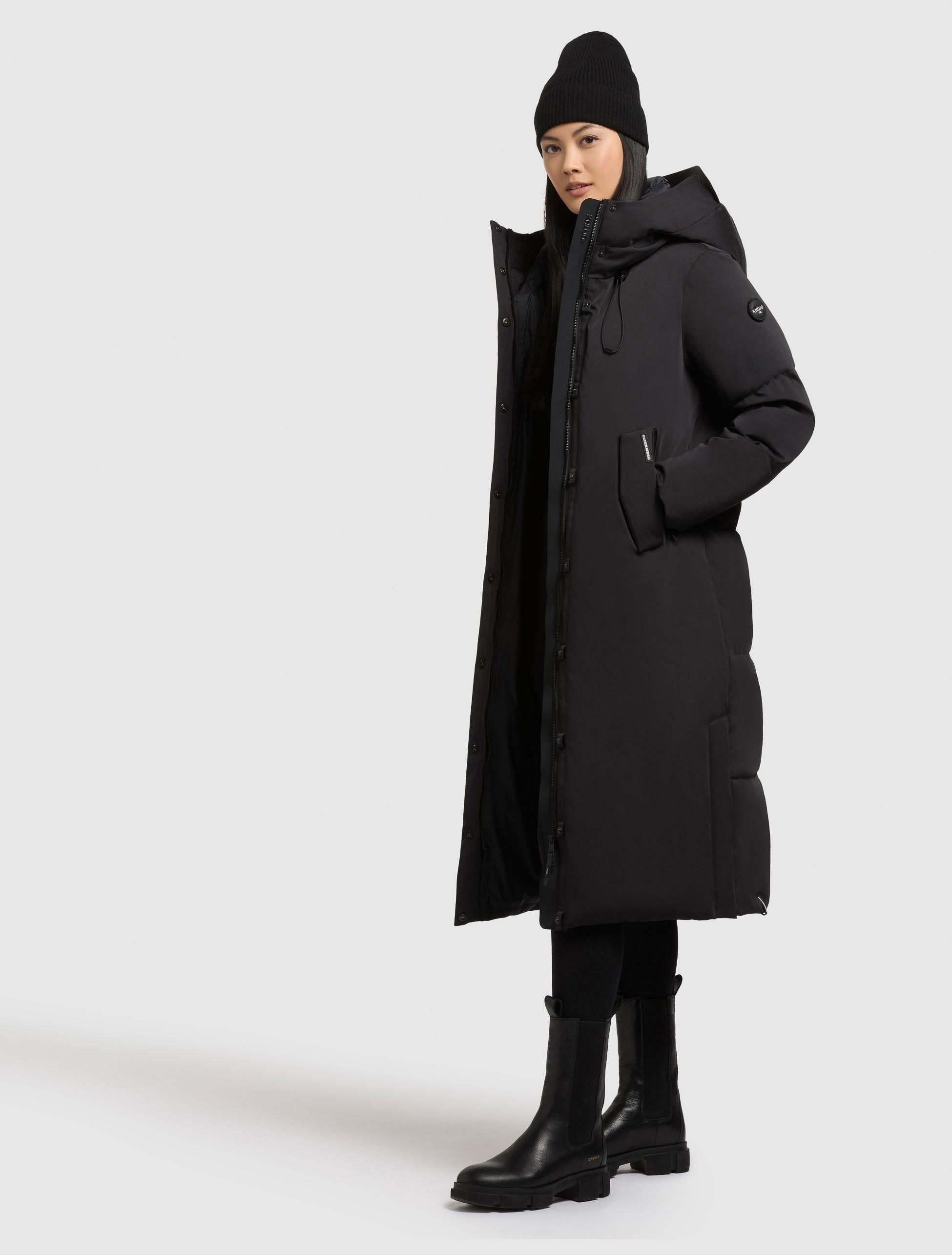 Wintermantel mit Kapuze "Luggs" Black