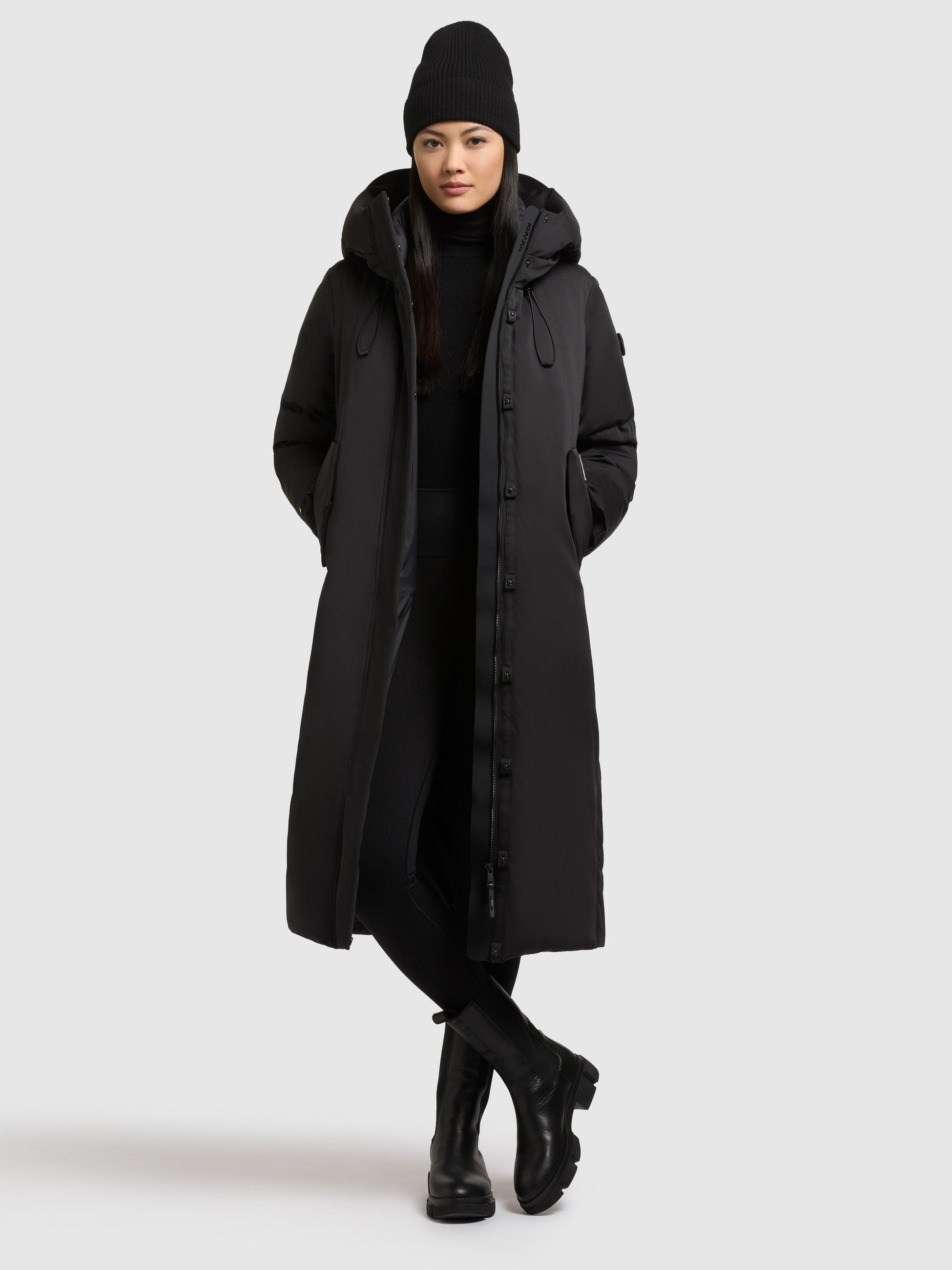 Wintermantel mit Kapuze "Luggs" Black