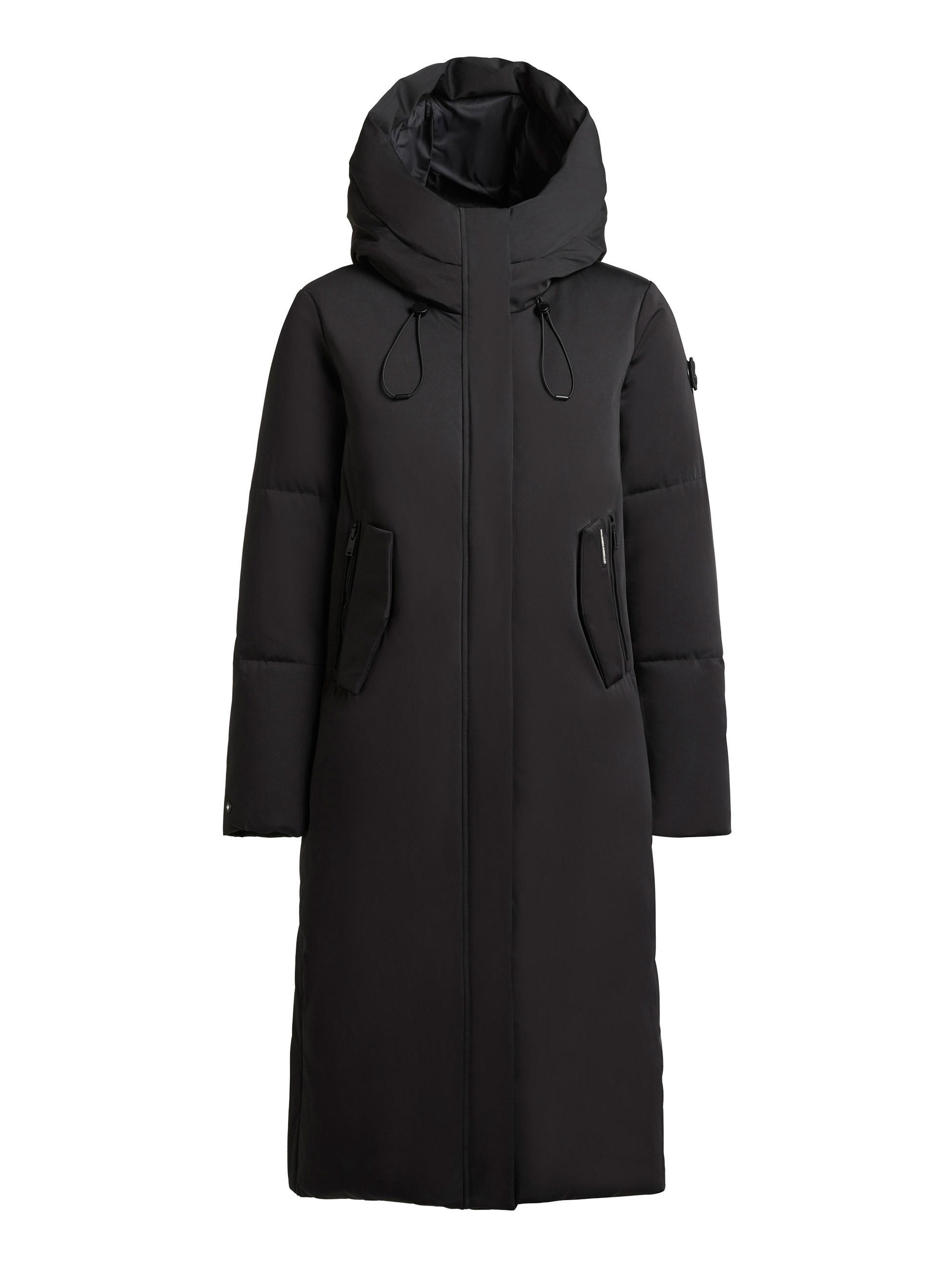 Wintermantel mit Kapuze "Luggs" Black