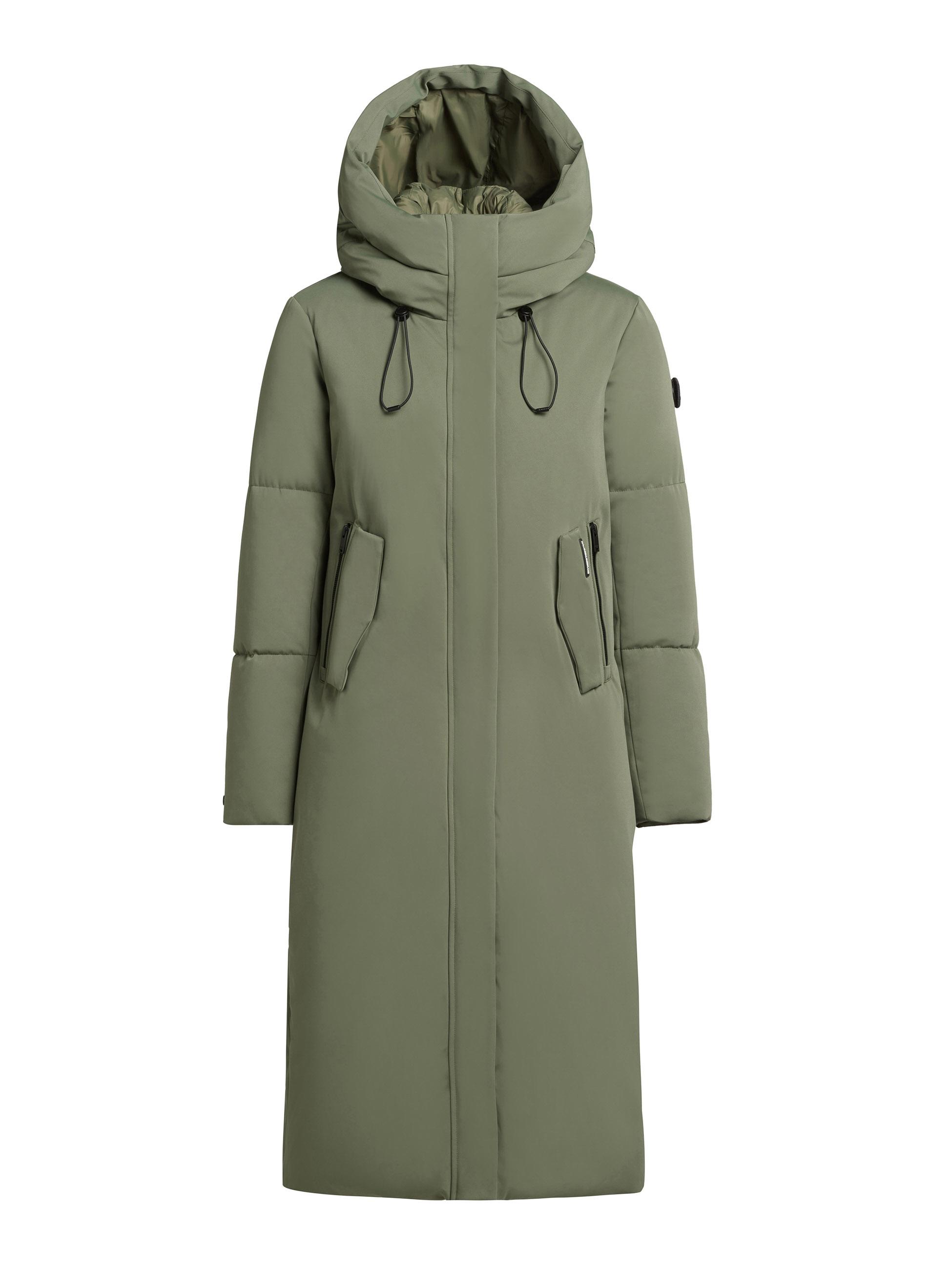 Wintermantel mit Kapuze "Luggs" Muted Green