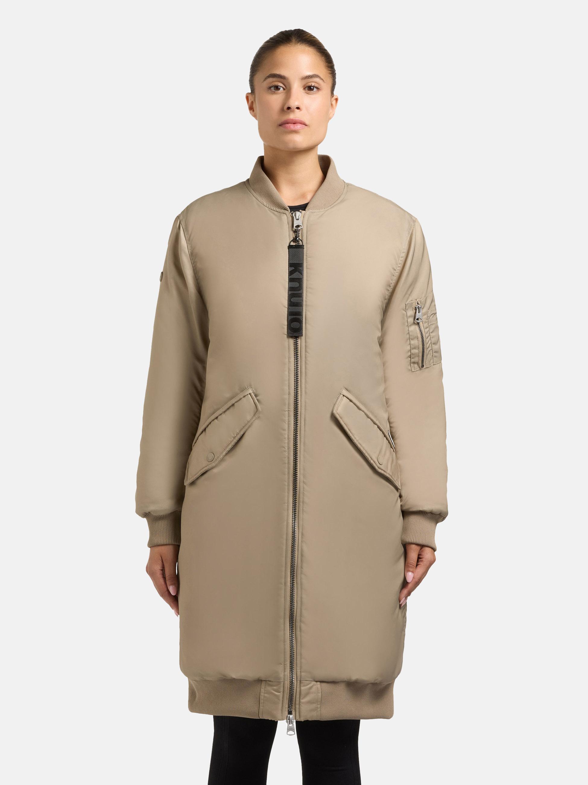 Wintermantel im Bomberjacken-Style "Lulu" Bomber Beige