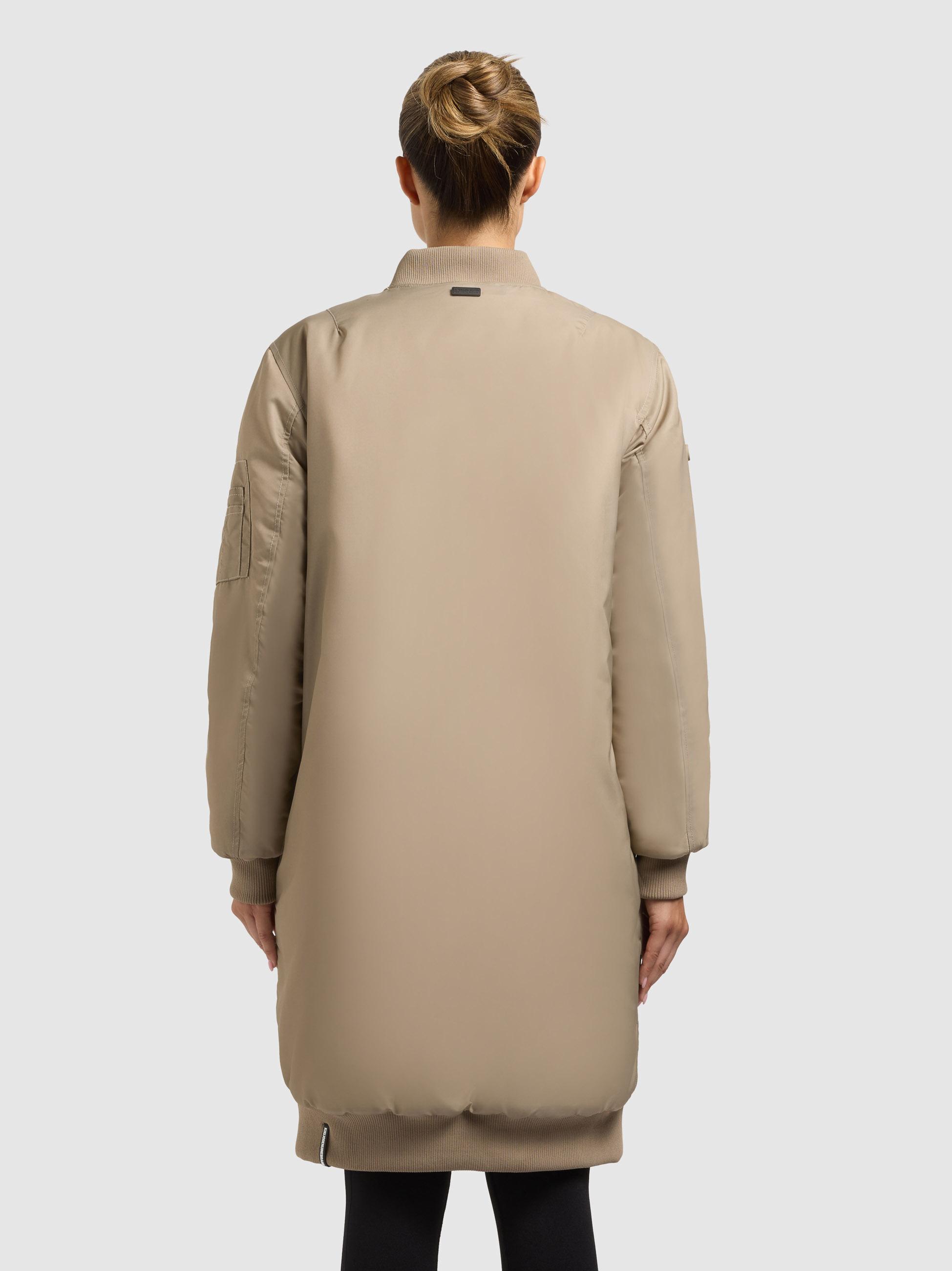 Wintermantel im Bomberjacken-Style "Lulu" Bomber Beige