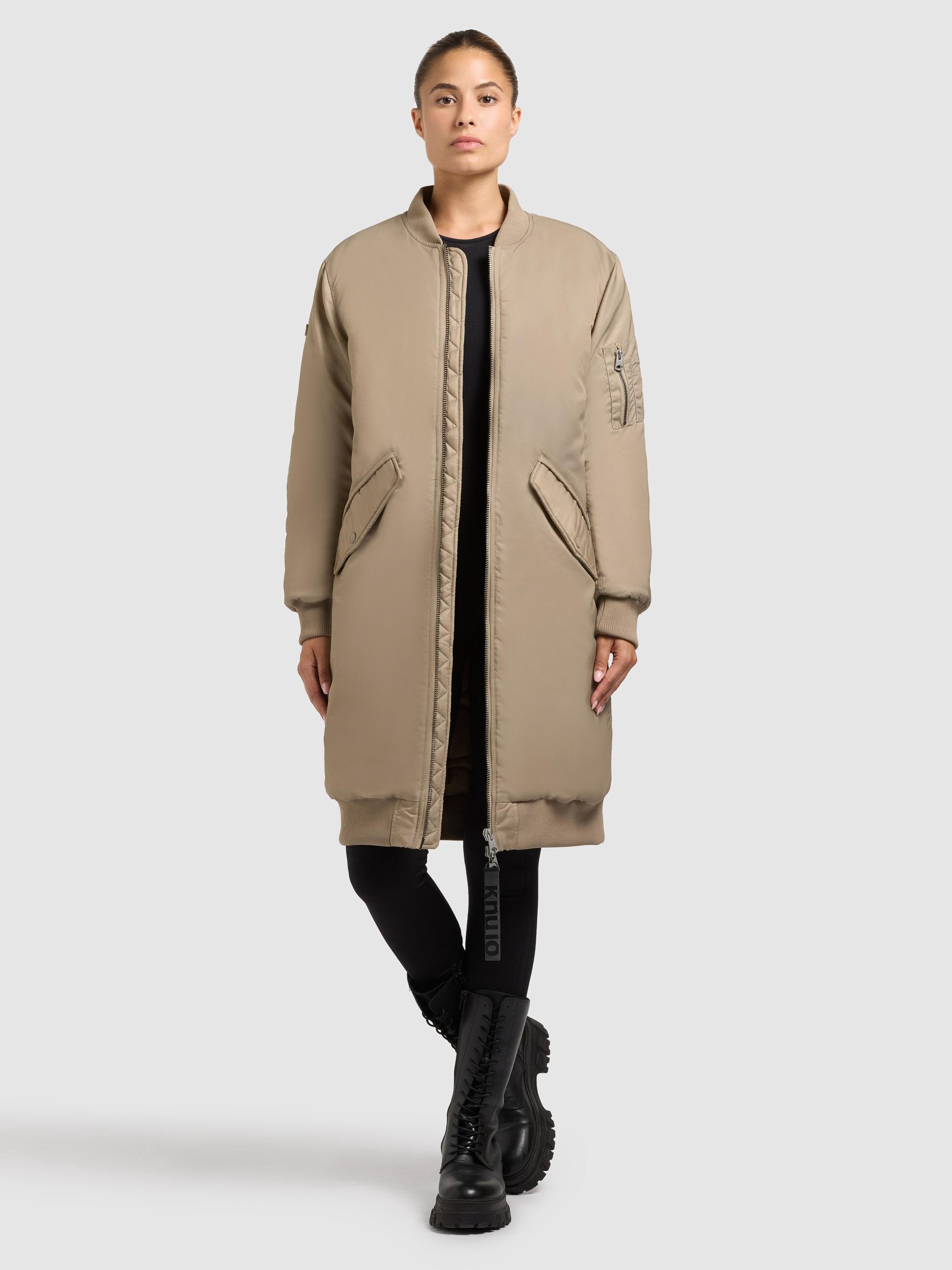 Wintermantel im Bomberjacken-Style "Lulu" Bomber Beige