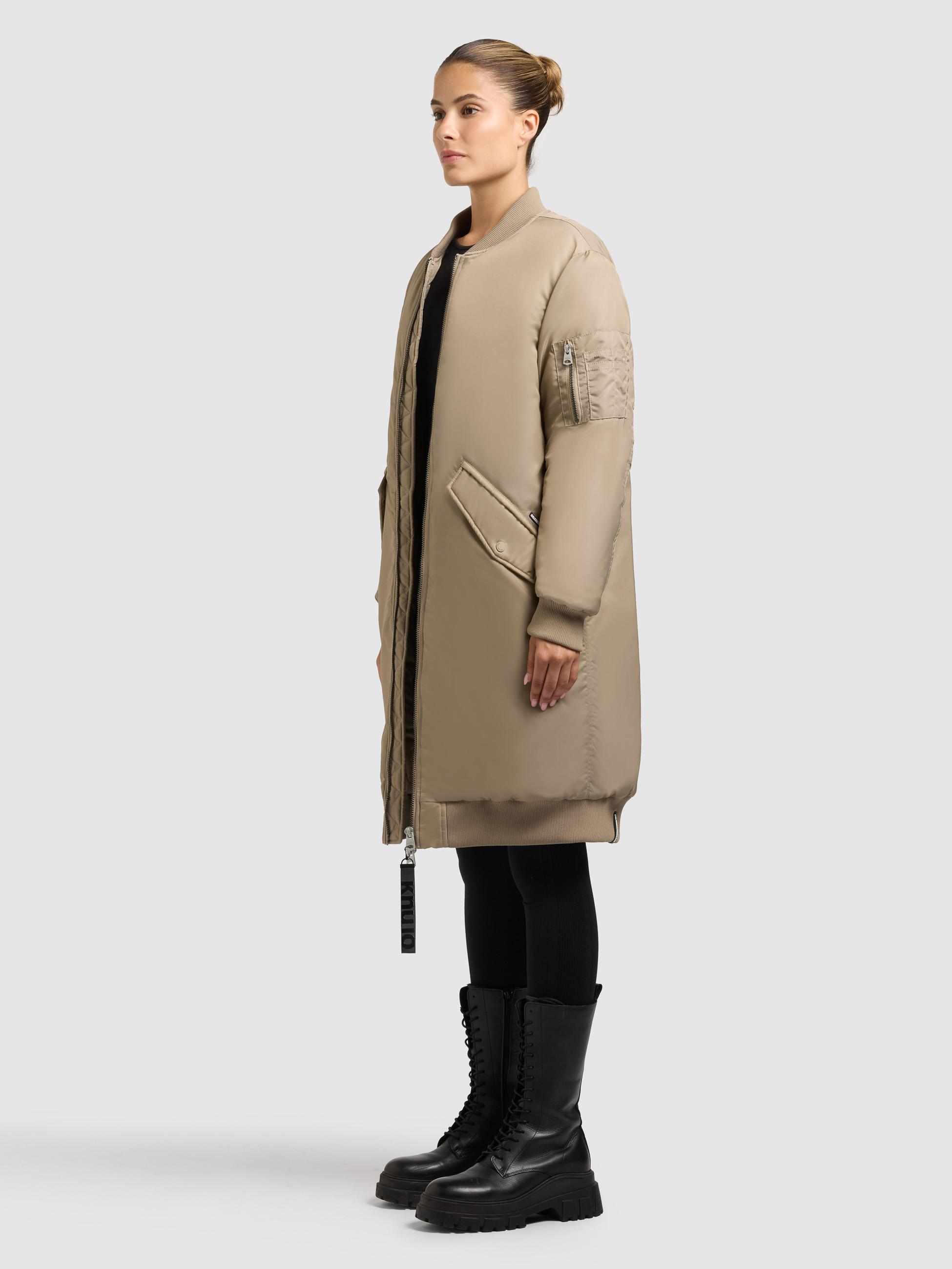 Wintermantel im Bomberjacken-Style "Lulu" Bomber Beige