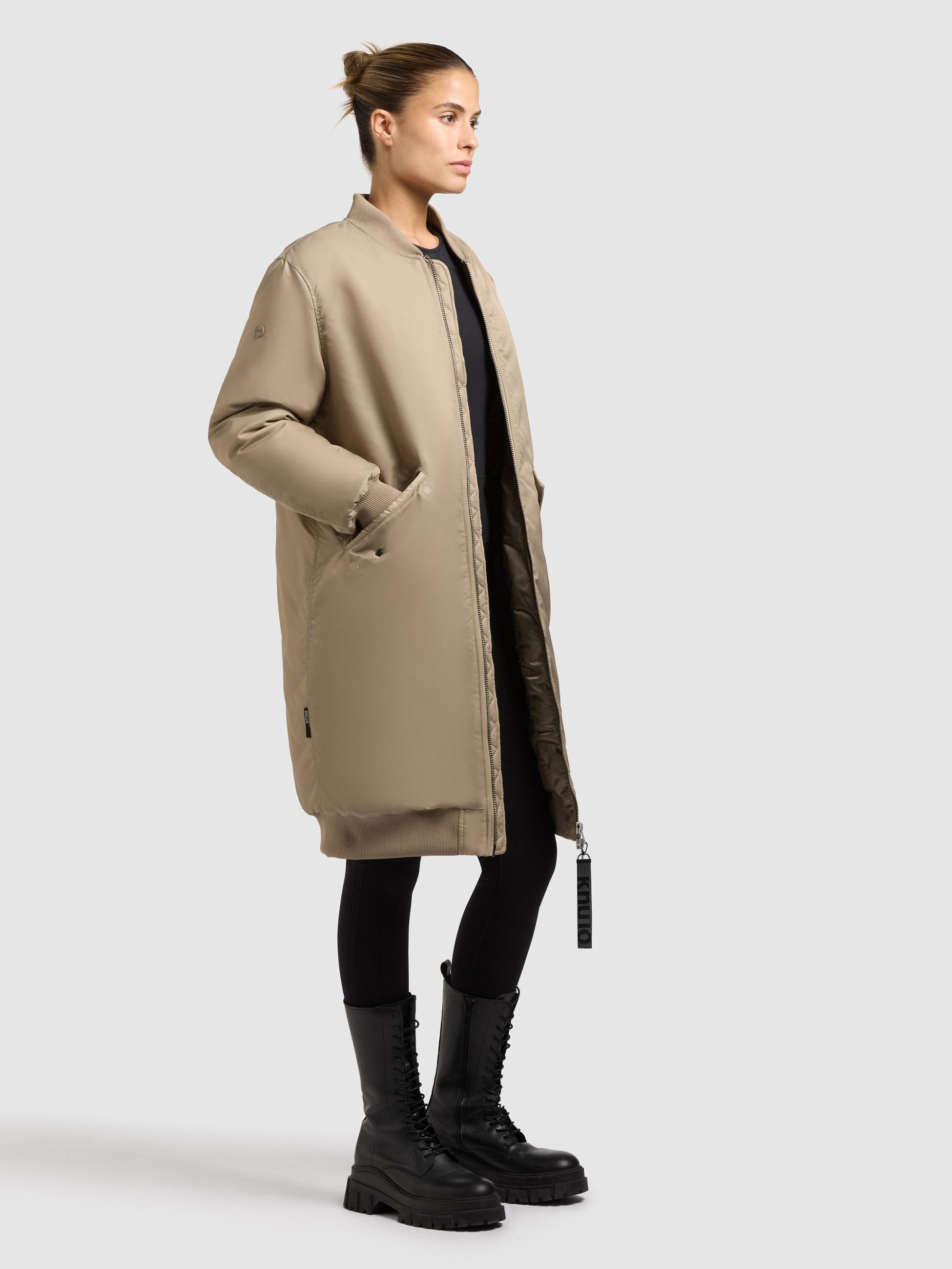 Wintermantel im Bomberjacken-Style "Lulu" Bomber Beige