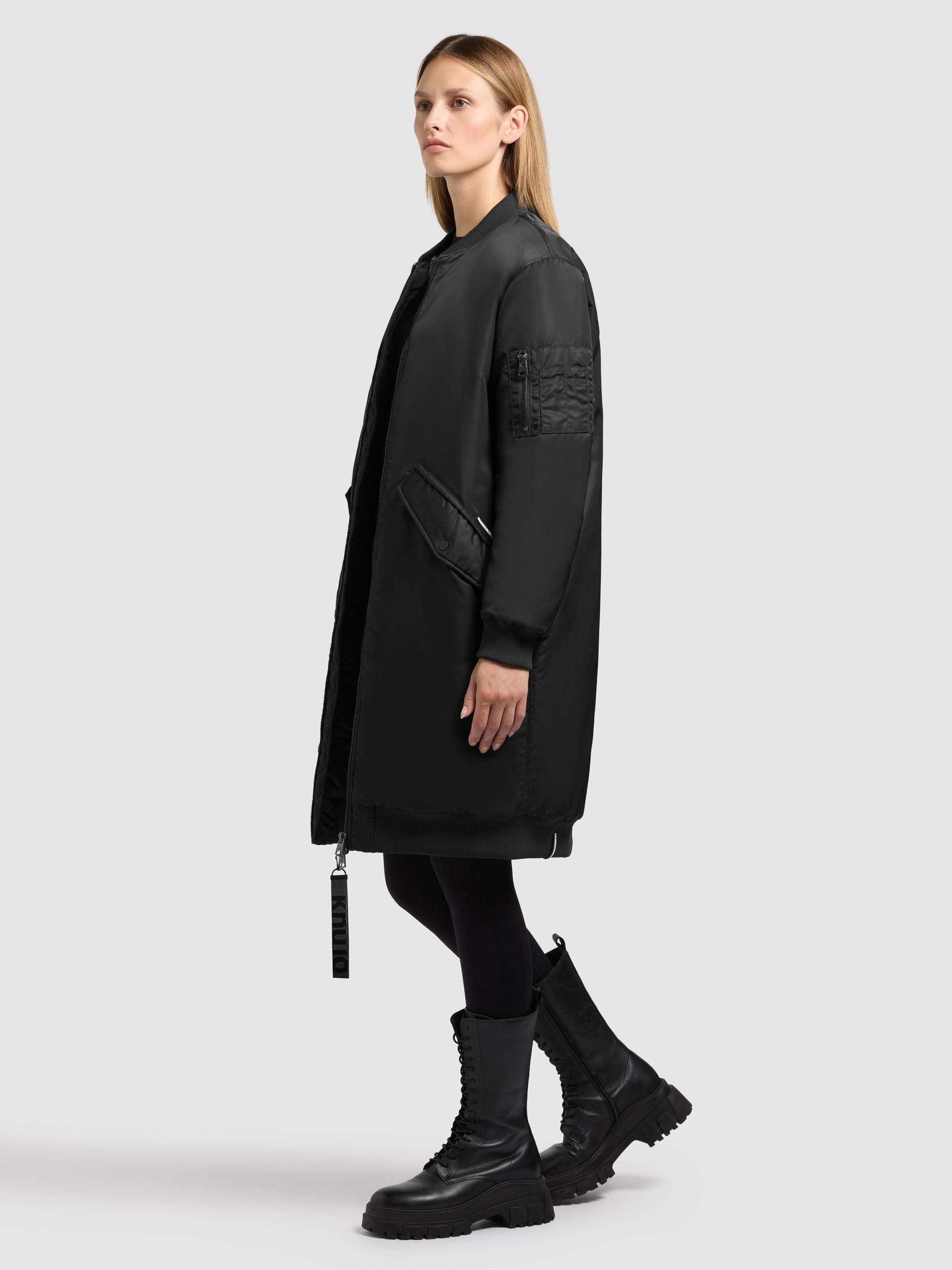 Wintermantel im Bomberjacken-Style "Lulu" Bomber Black