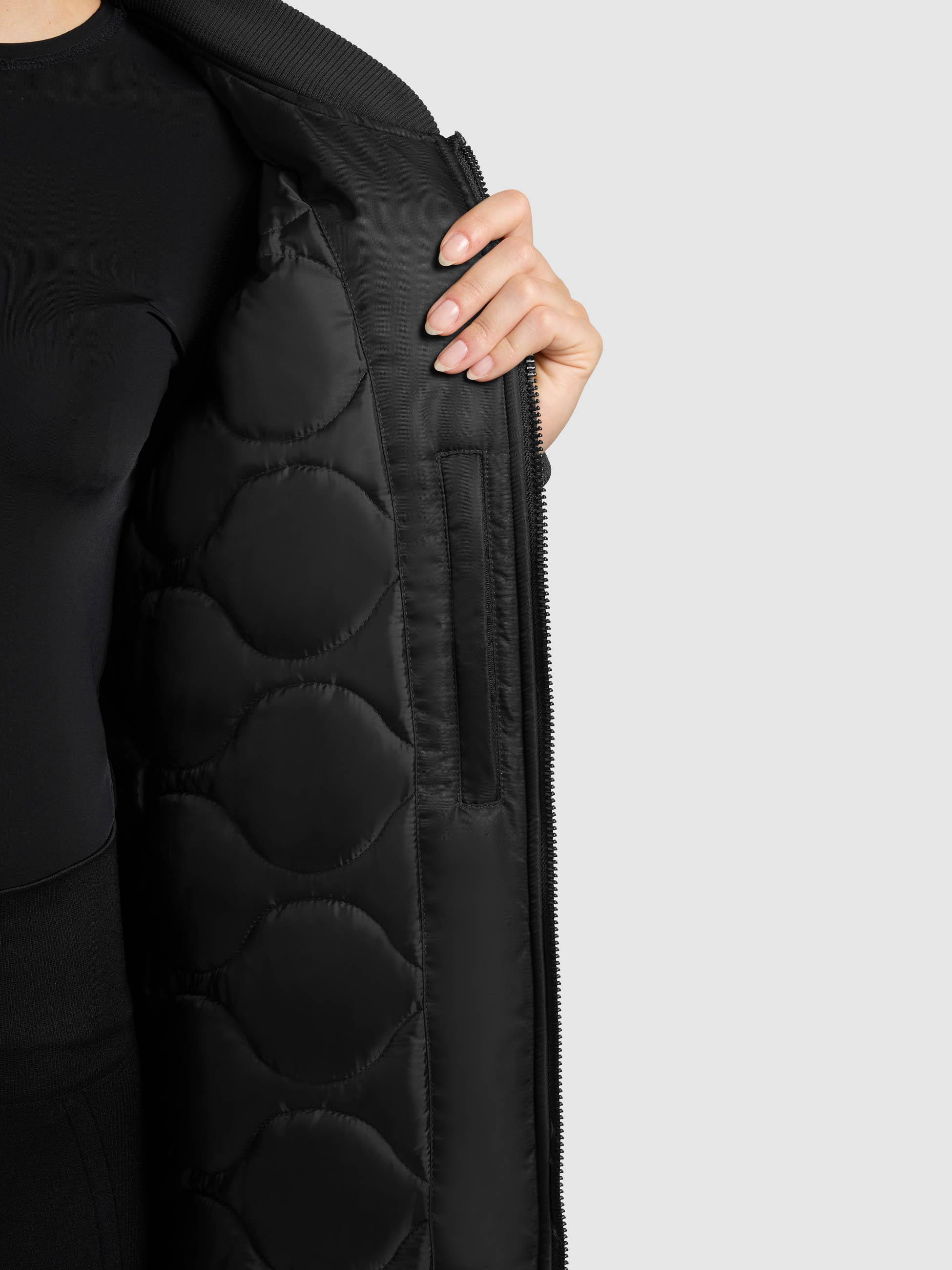 KHUJO Wintermantel Im Bomberjacken Style Lulu In Bomber Black XS 