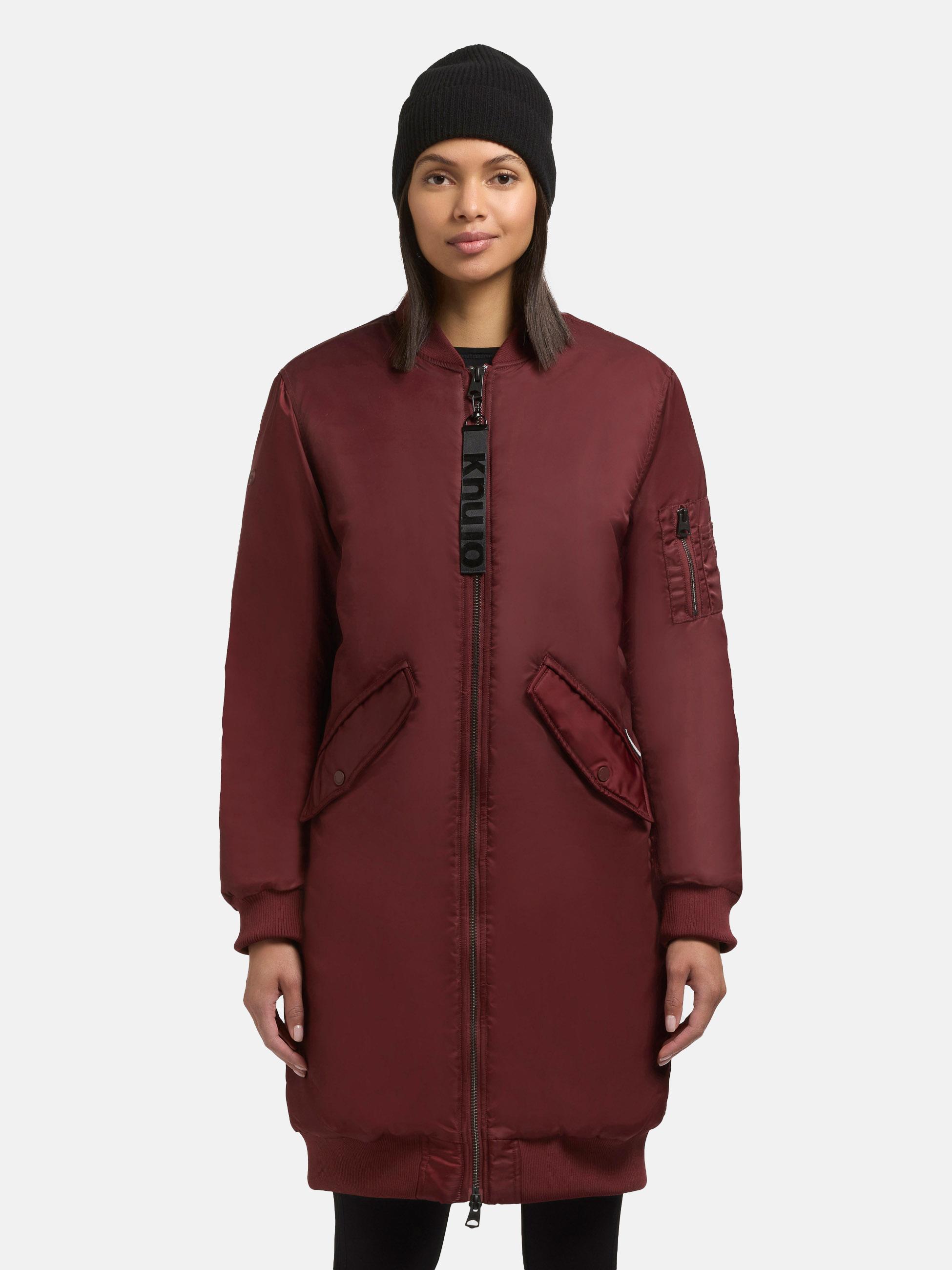 Wintermantel im Bomberjacken-Style "Lulu" Burgundy Red