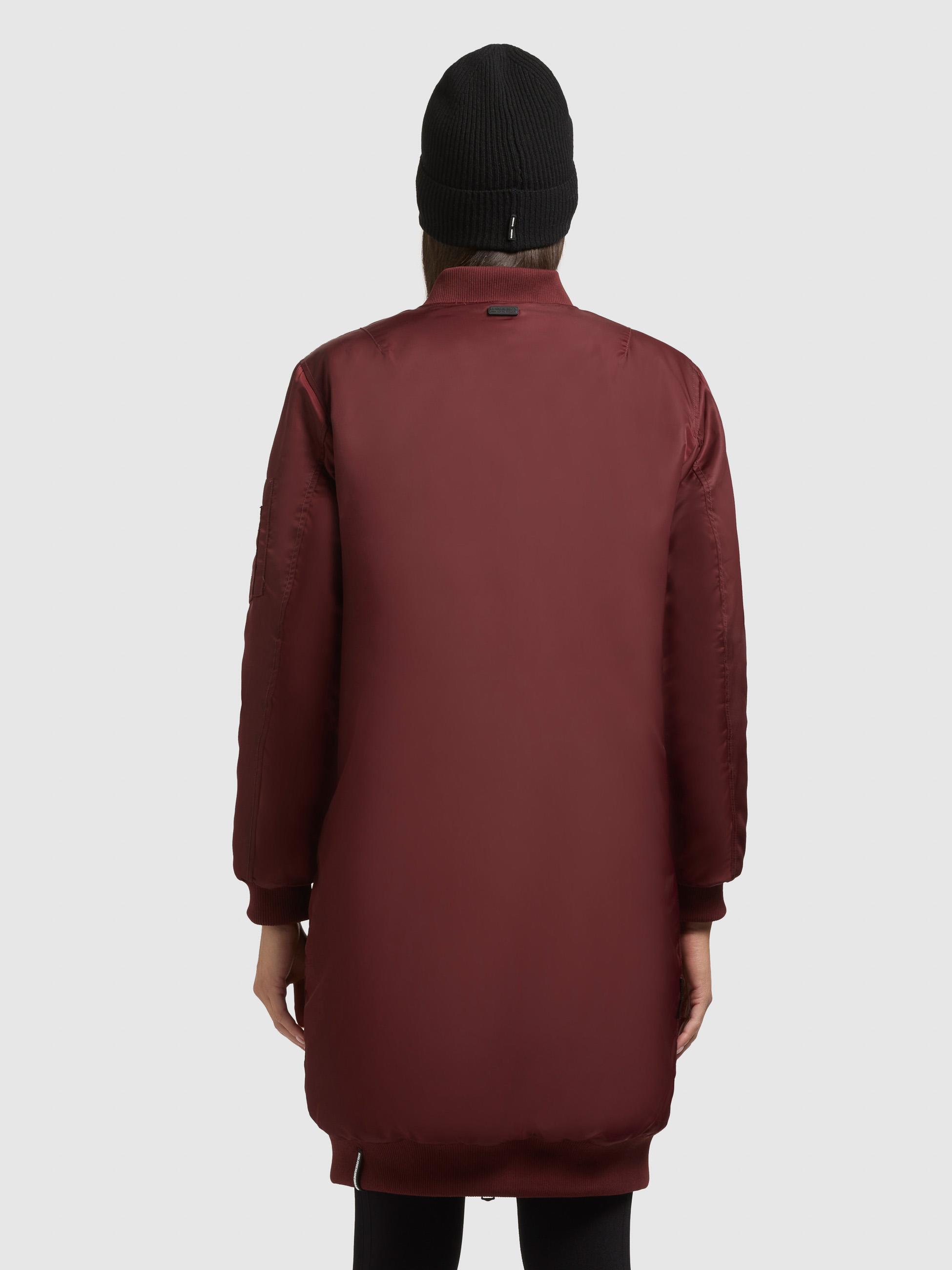 Wintermantel im Bomberjacken-Style "Lulu" Burgundy Red