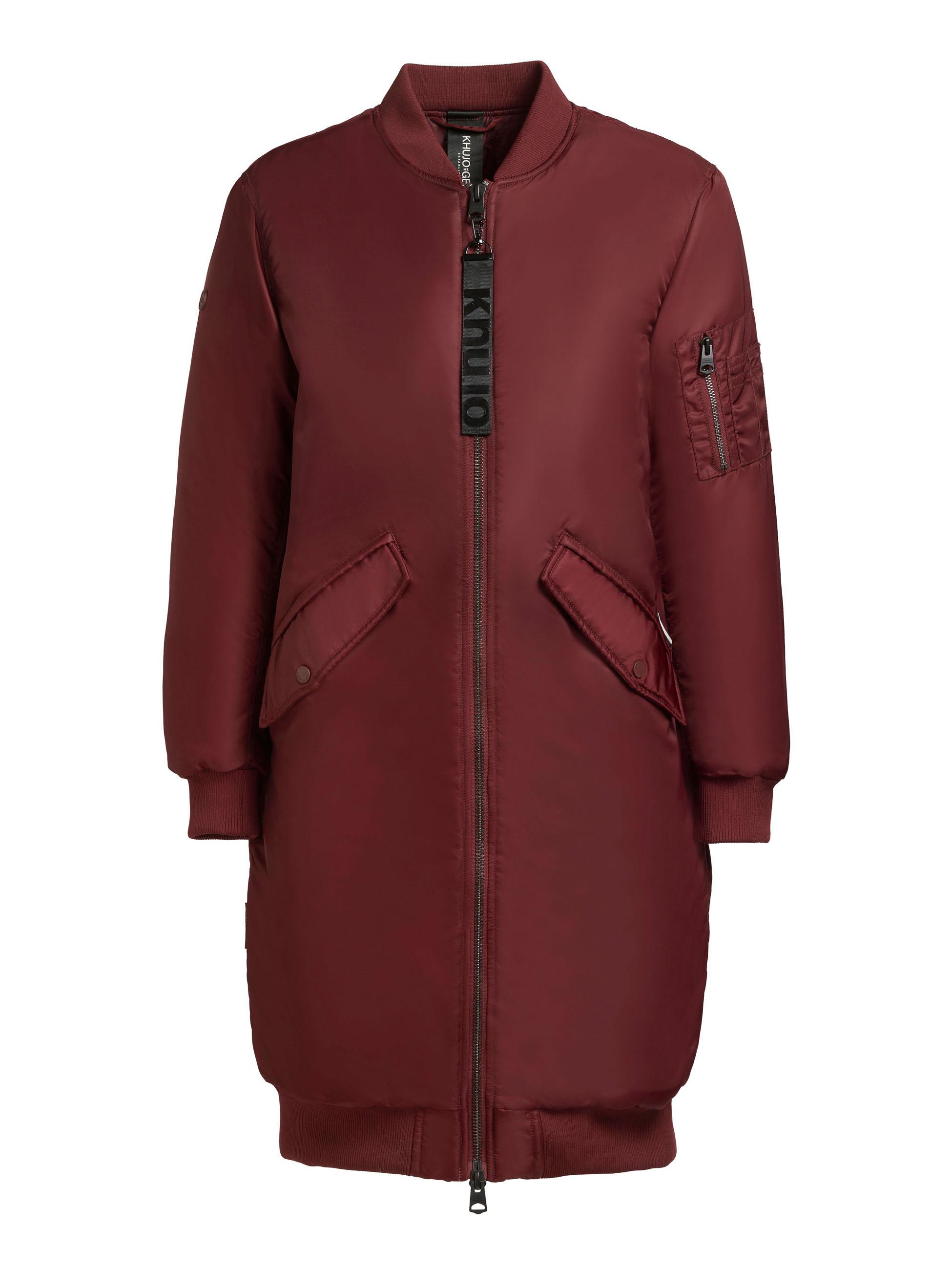 Wintermantel im Bomberjacken-Style "Lulu" Burgundy Red