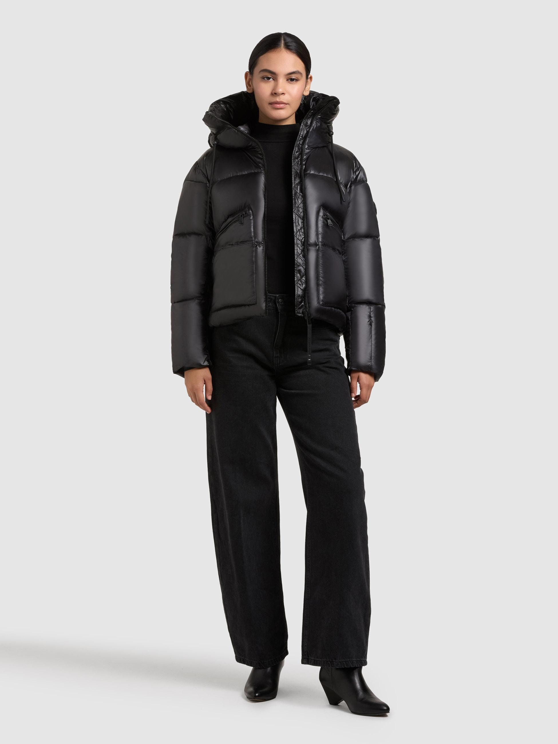 Winterjacke mit Kapuze "Luna" Black