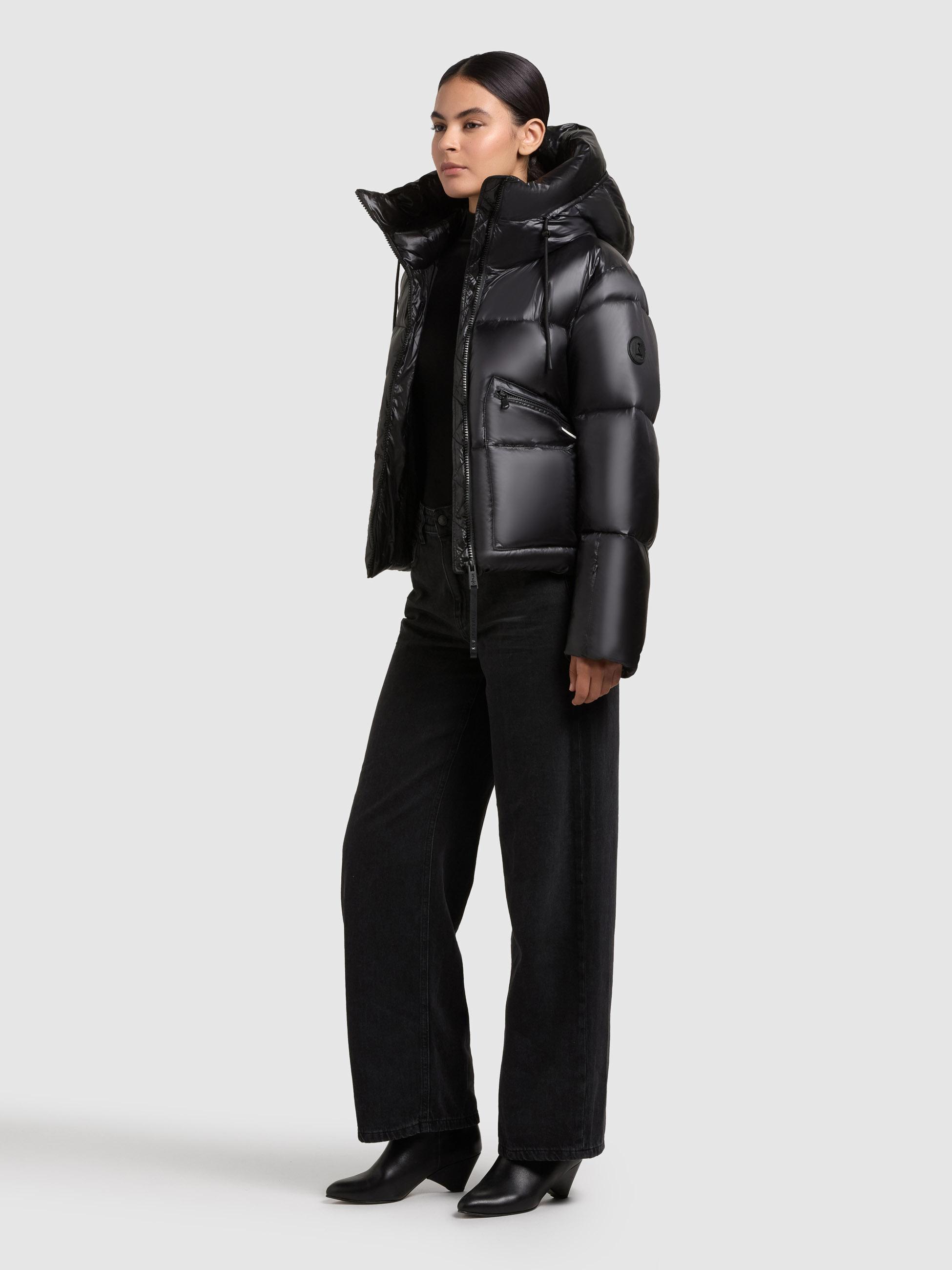Winterjacke mit Kapuze "Luna" Black
