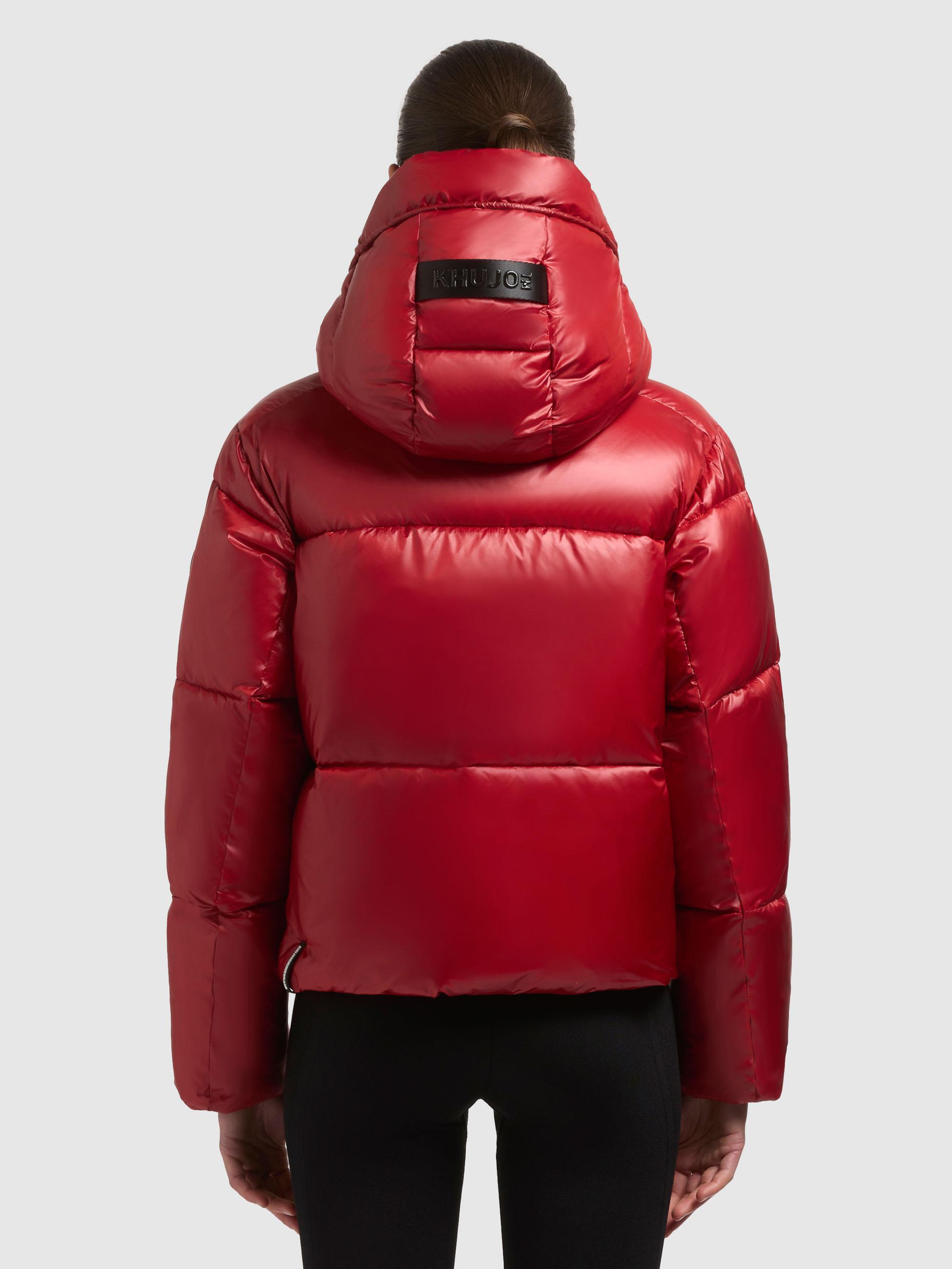 Winterjacke mit Kapuze "Luna" Nebula Red