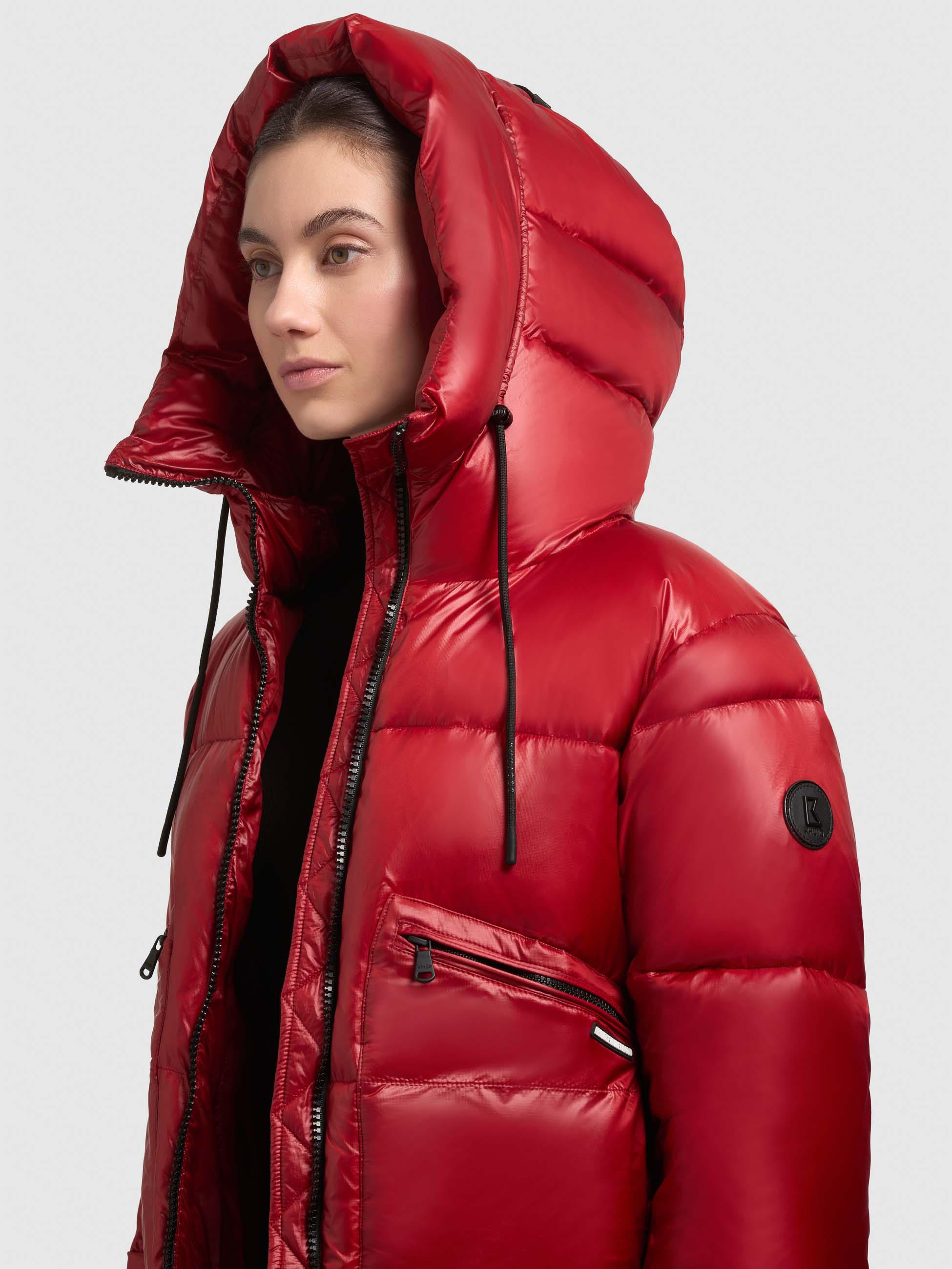 Winterjacke mit Kapuze "Luna" Nebula Red