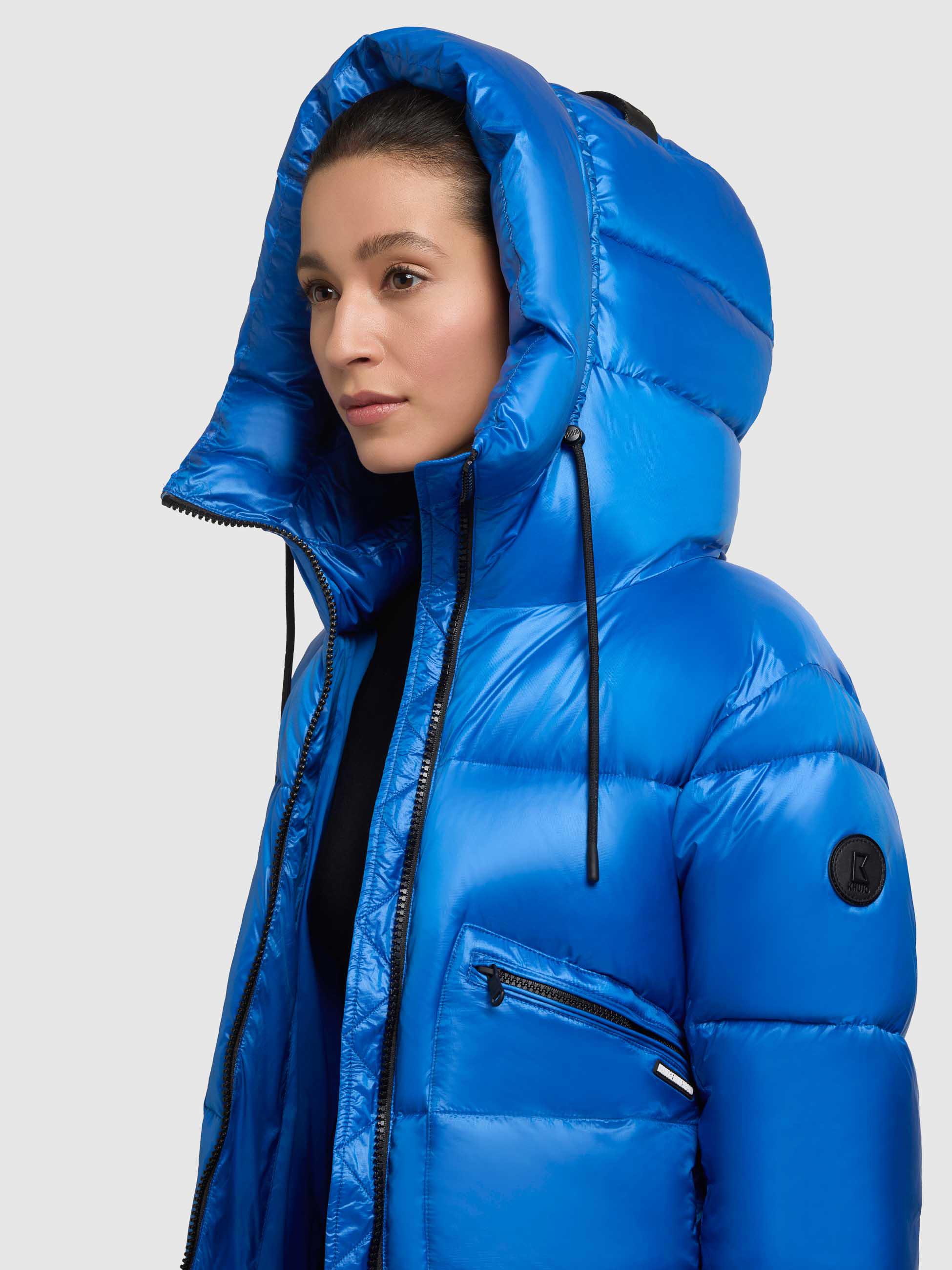Winterjacke mit Kapuze "Luna" Royal Blue