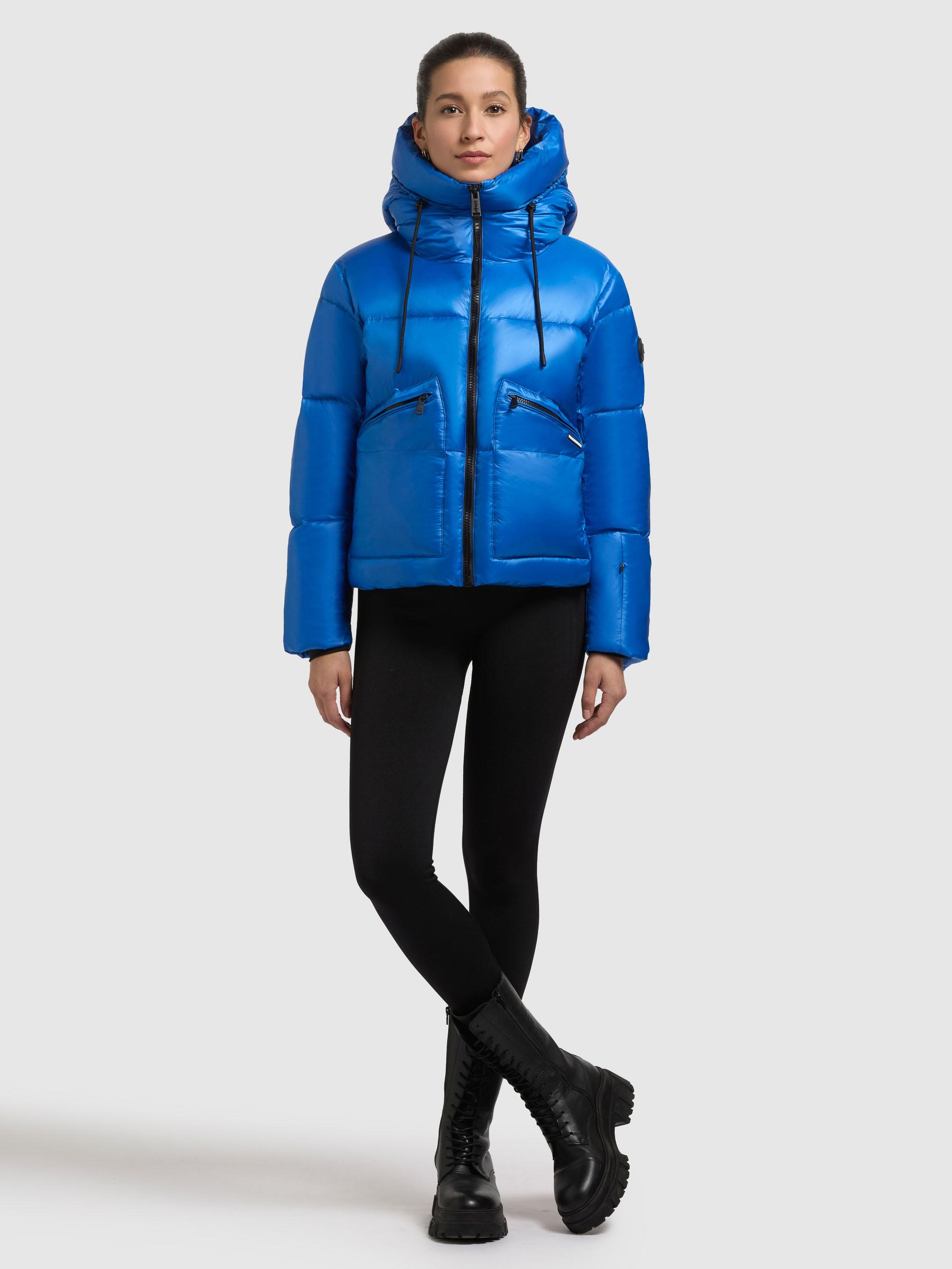 Winterjacke mit Kapuze "Luna" Royal Blue