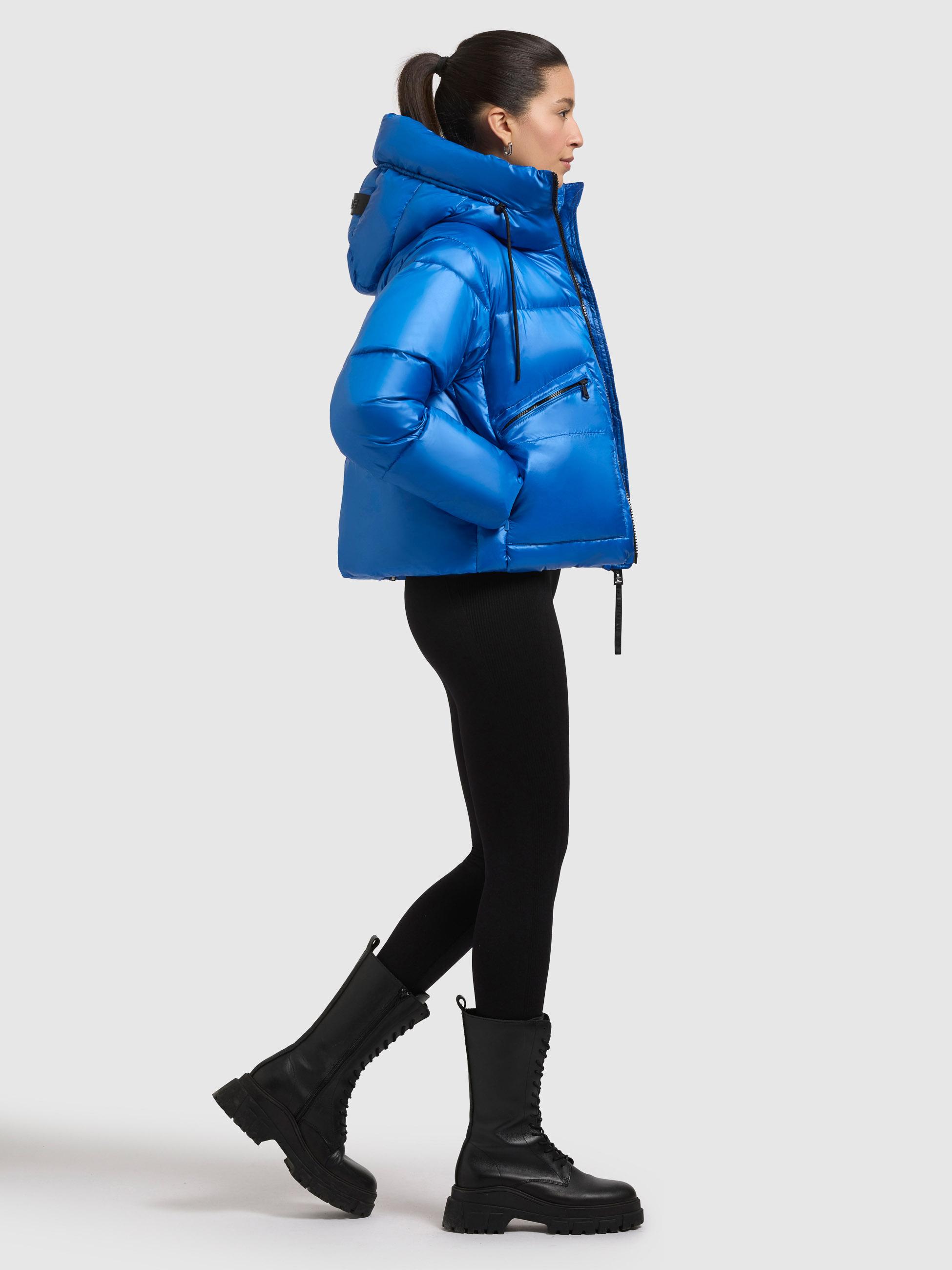 Winterjacke mit Kapuze "Luna" Royal Blue