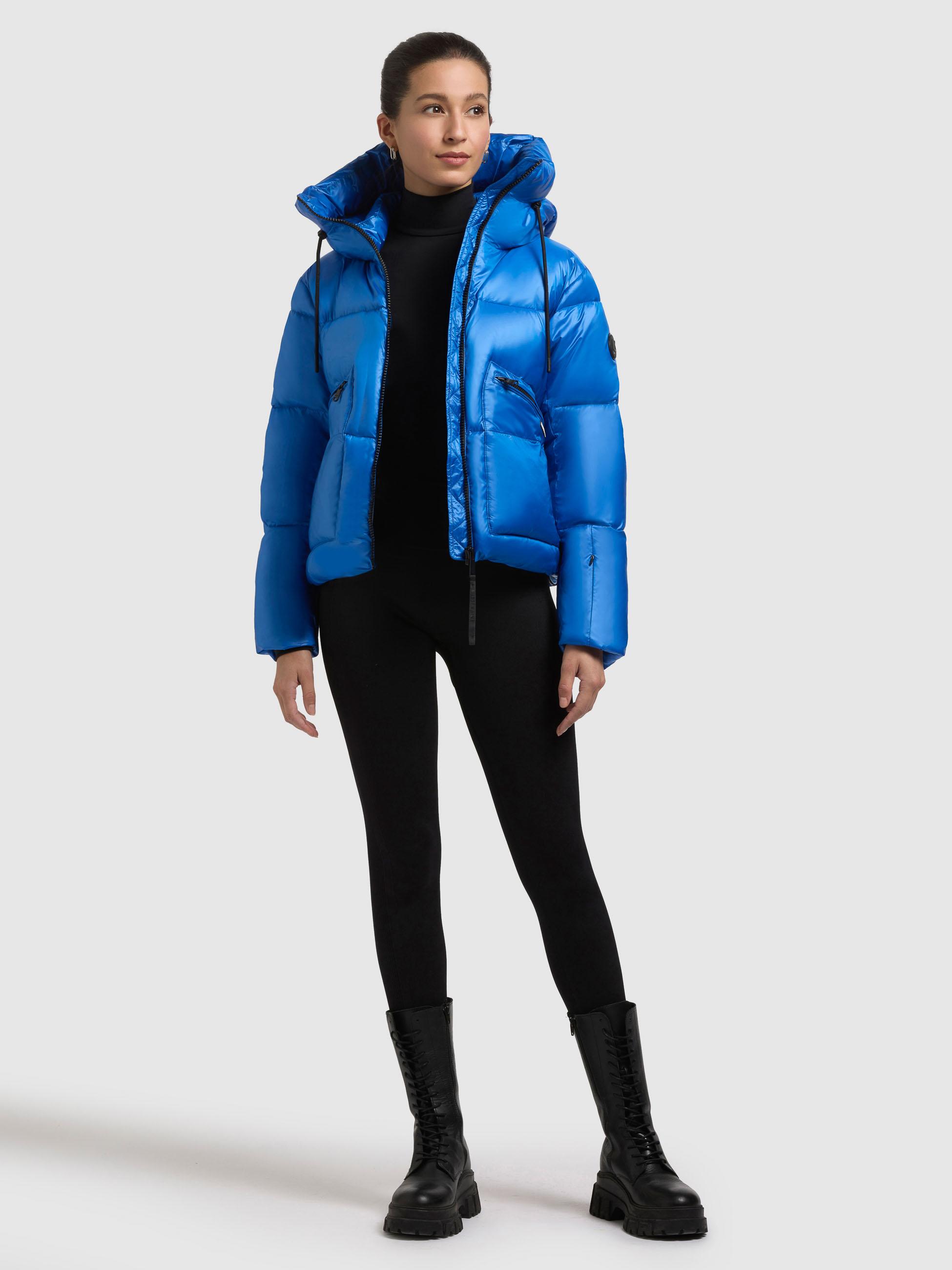 Winterjacke mit Kapuze "Luna" Royal Blue