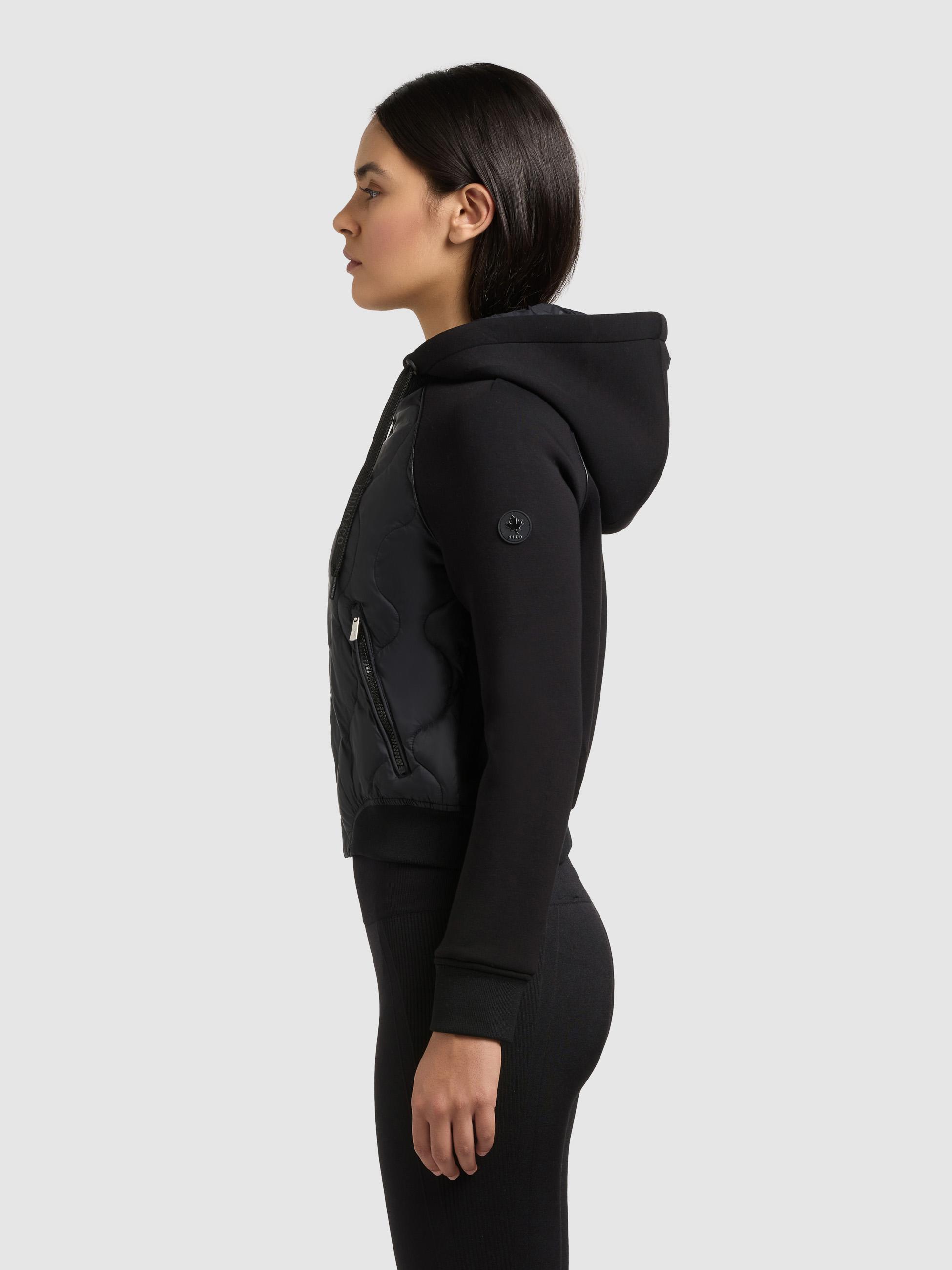 Gesteppte Bomberjacke für den Übergang "Malaya" Black