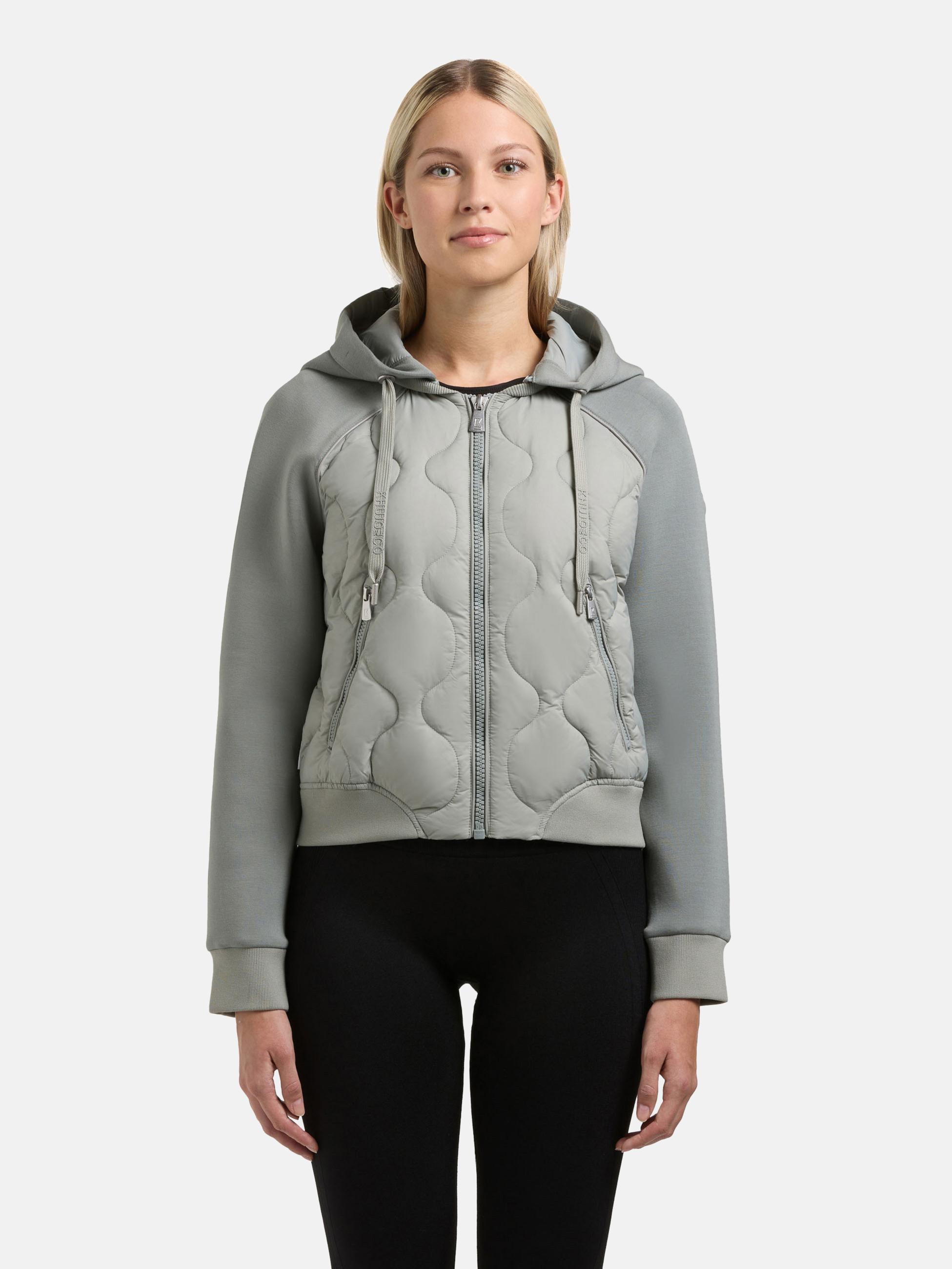 Gesteppte Bomberjacke für den Übergang "Malaya" Cloud Green