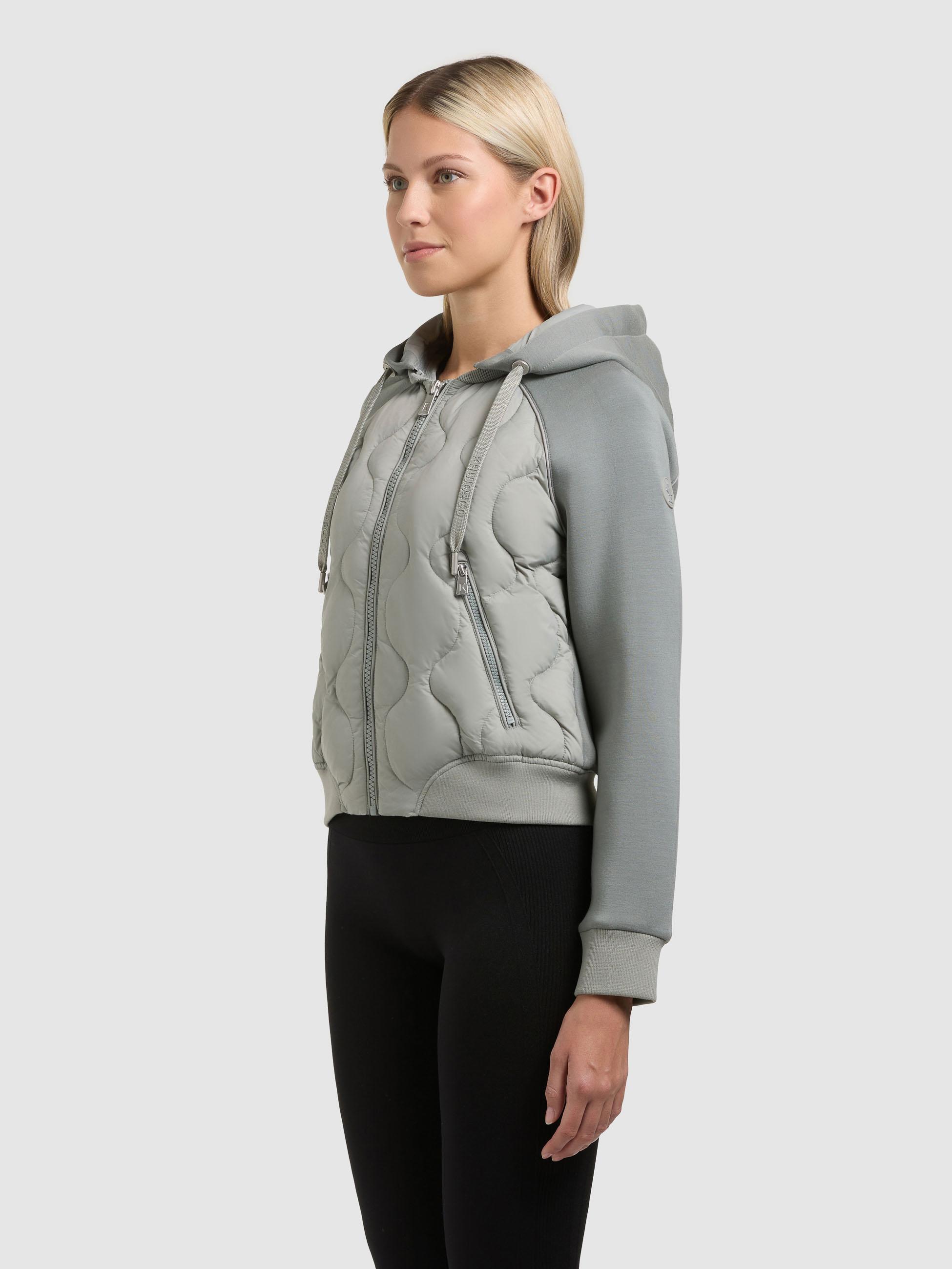 Gesteppte Bomberjacke für den Übergang "Malaya" Cloud Green