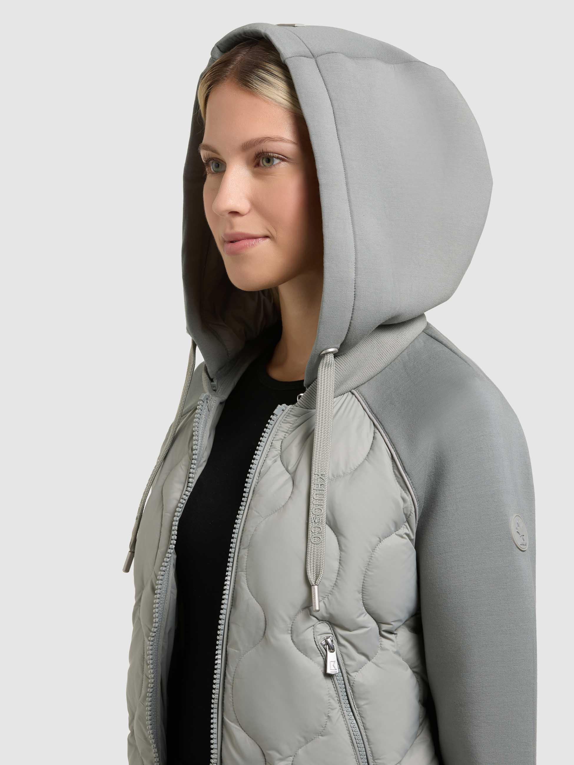 Gesteppte Bomberjacke für den Übergang "Malaya" Cloud Green