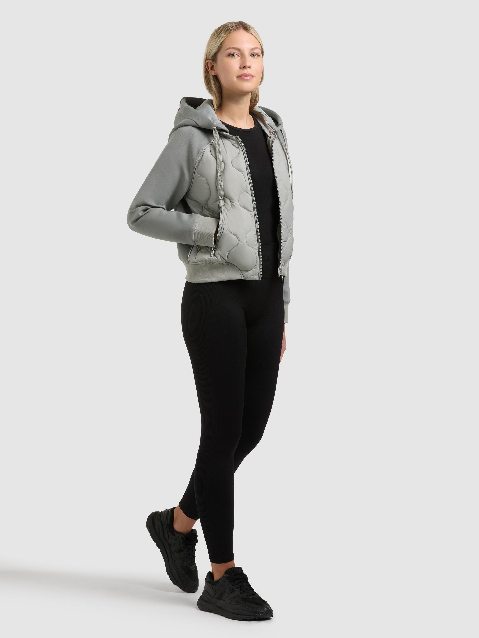 Gesteppte Bomberjacke für den Übergang "Malaya" Cloud Green