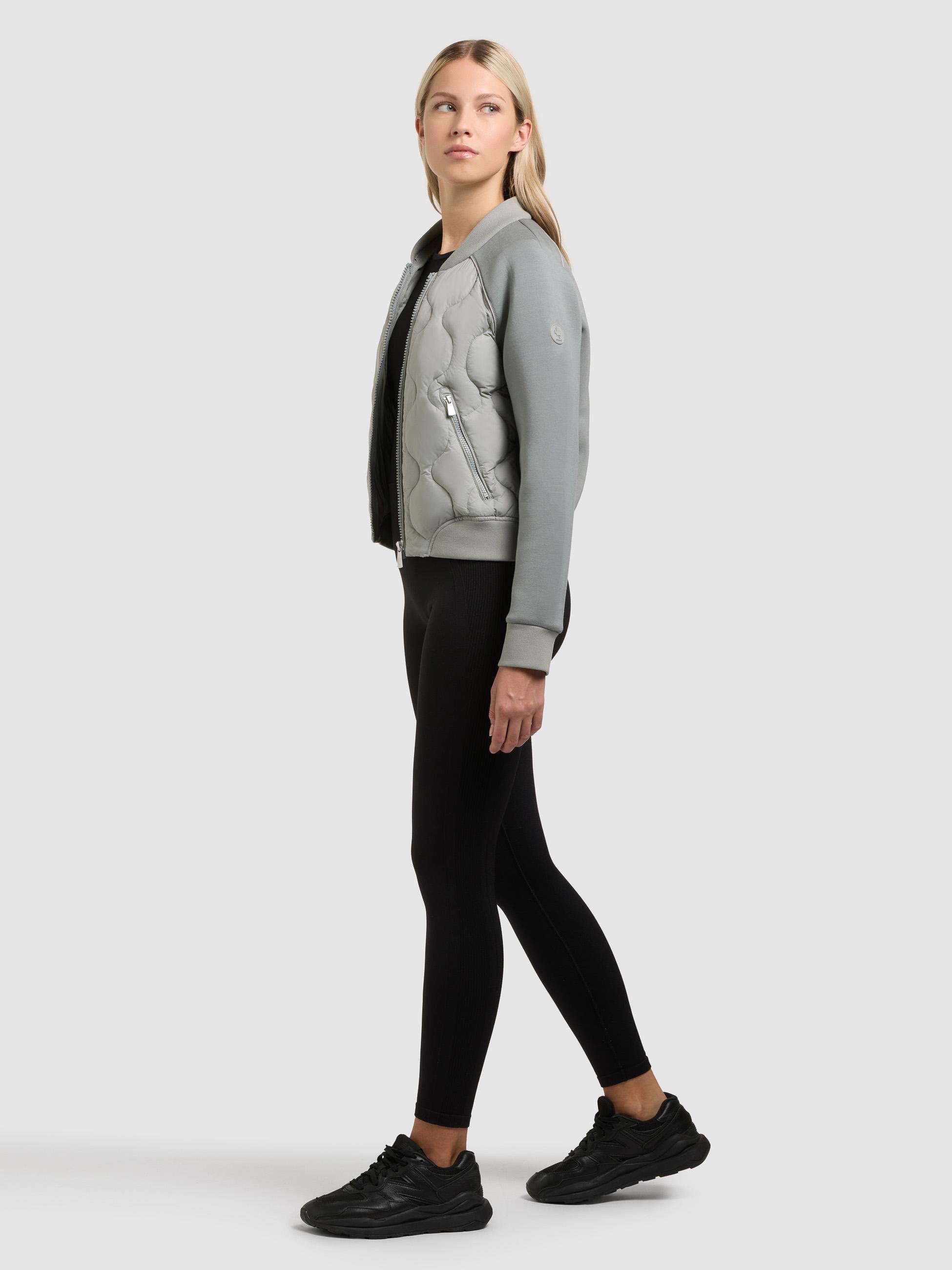 Gesteppte Bomberjacke für den Übergang "Malaya" Cloud Green