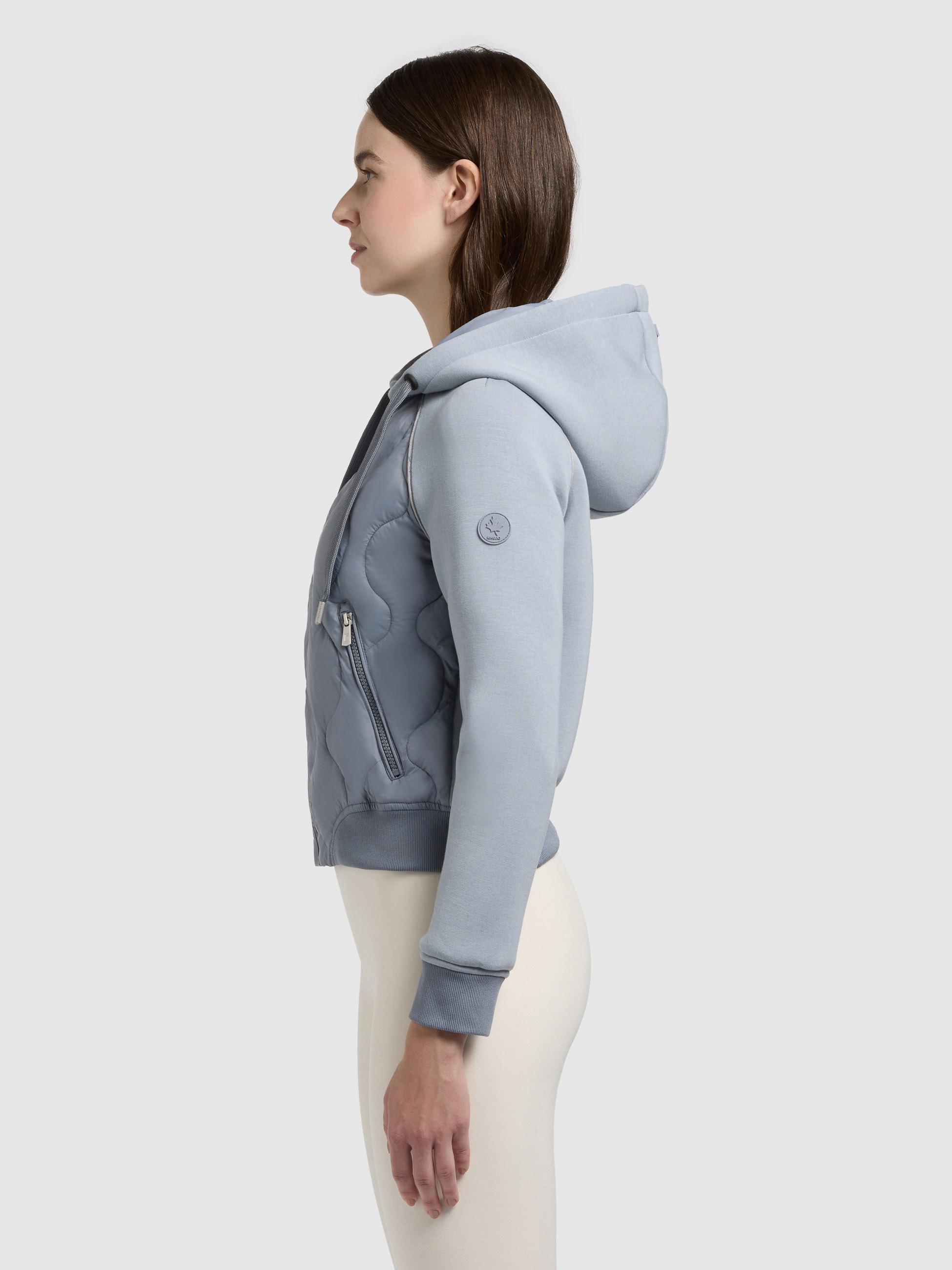 Gesteppte Bomberjacke für den Übergang "Malaya" Misty Blue