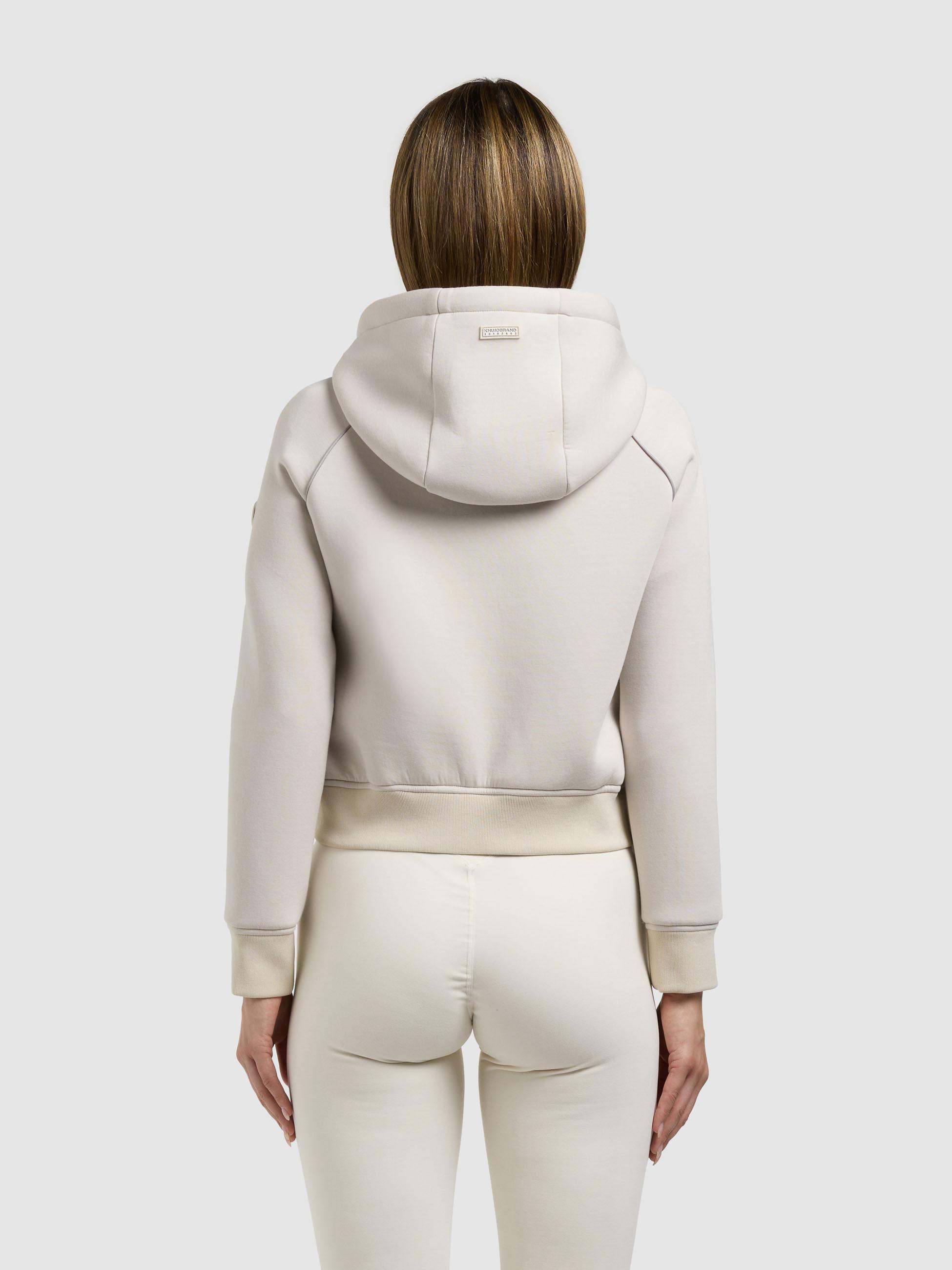 Gesteppte Bomberjacke für den Übergang "Malaya" Offwhite