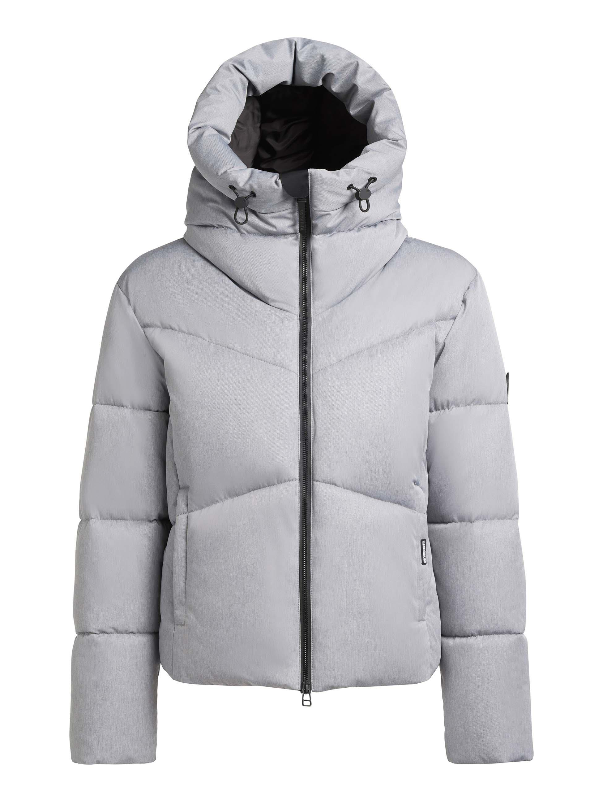 Winter Steppjacke mit Kapuze "Milly" Bliss Melange Grey
