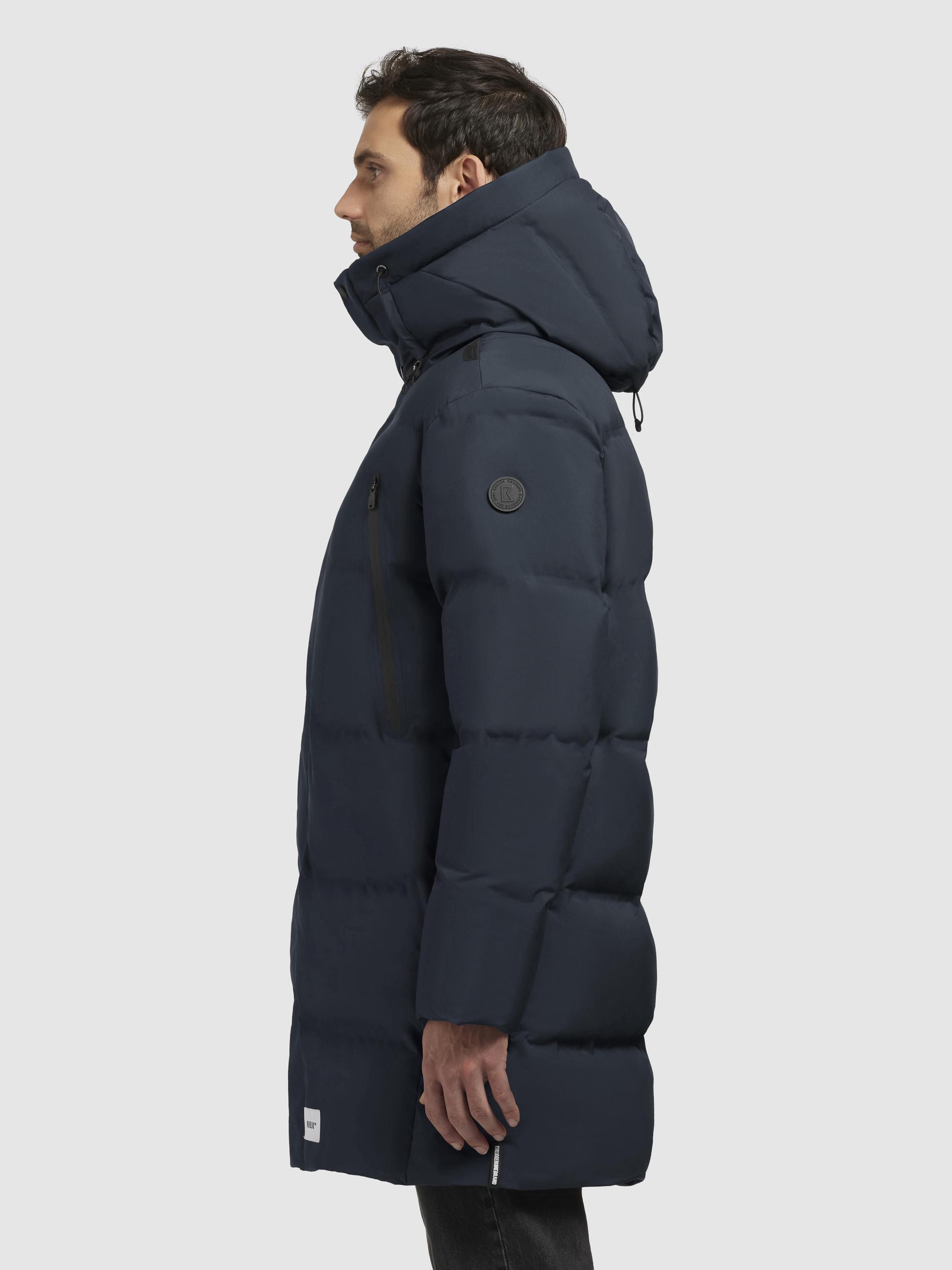 Wintermantel mit integrierten Rucksackträgern "Morse2-YM" Dark Navy