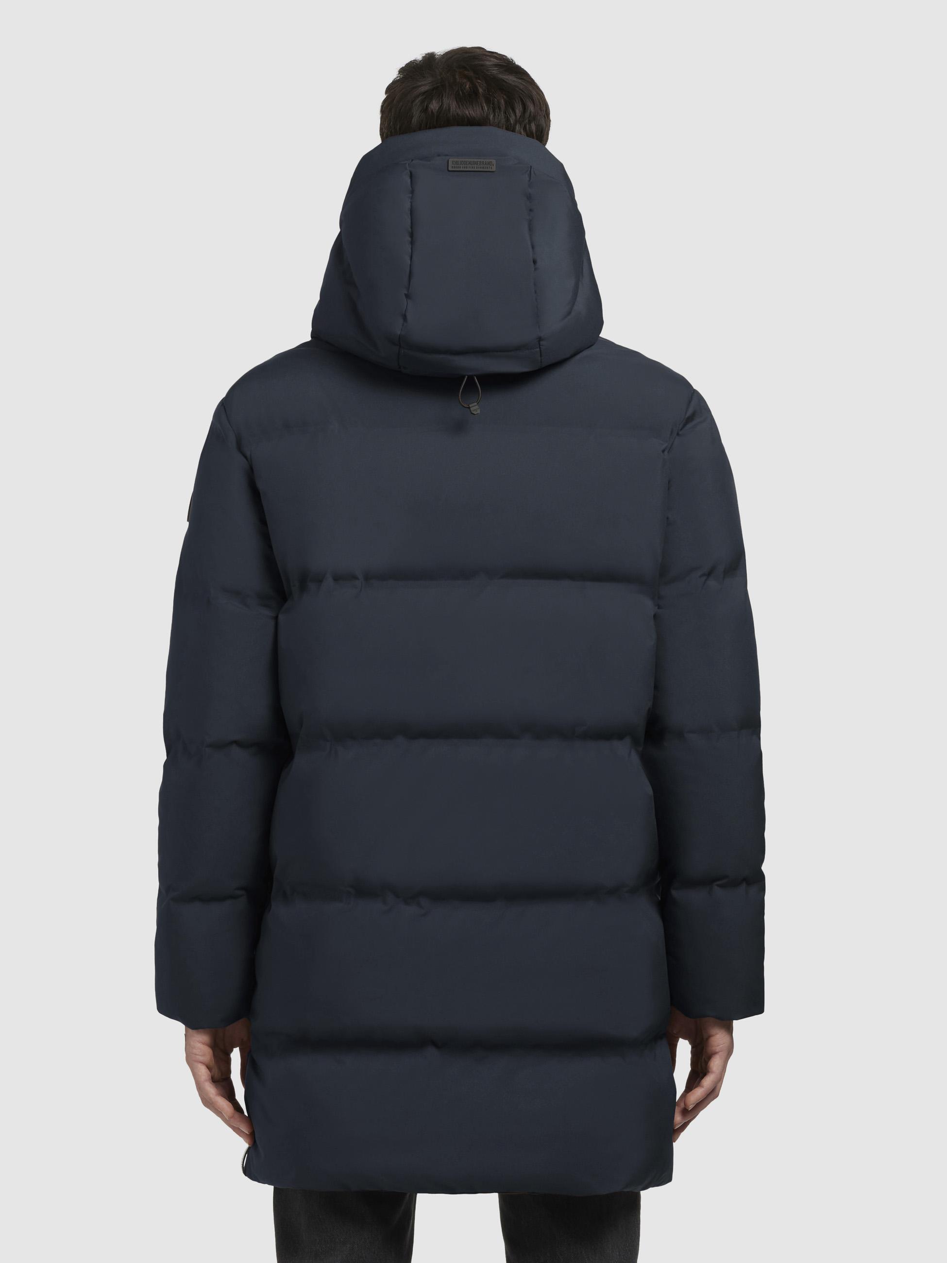 Wintermantel mit integrierten Rucksackträgern "Morse2-YM" Dark Navy