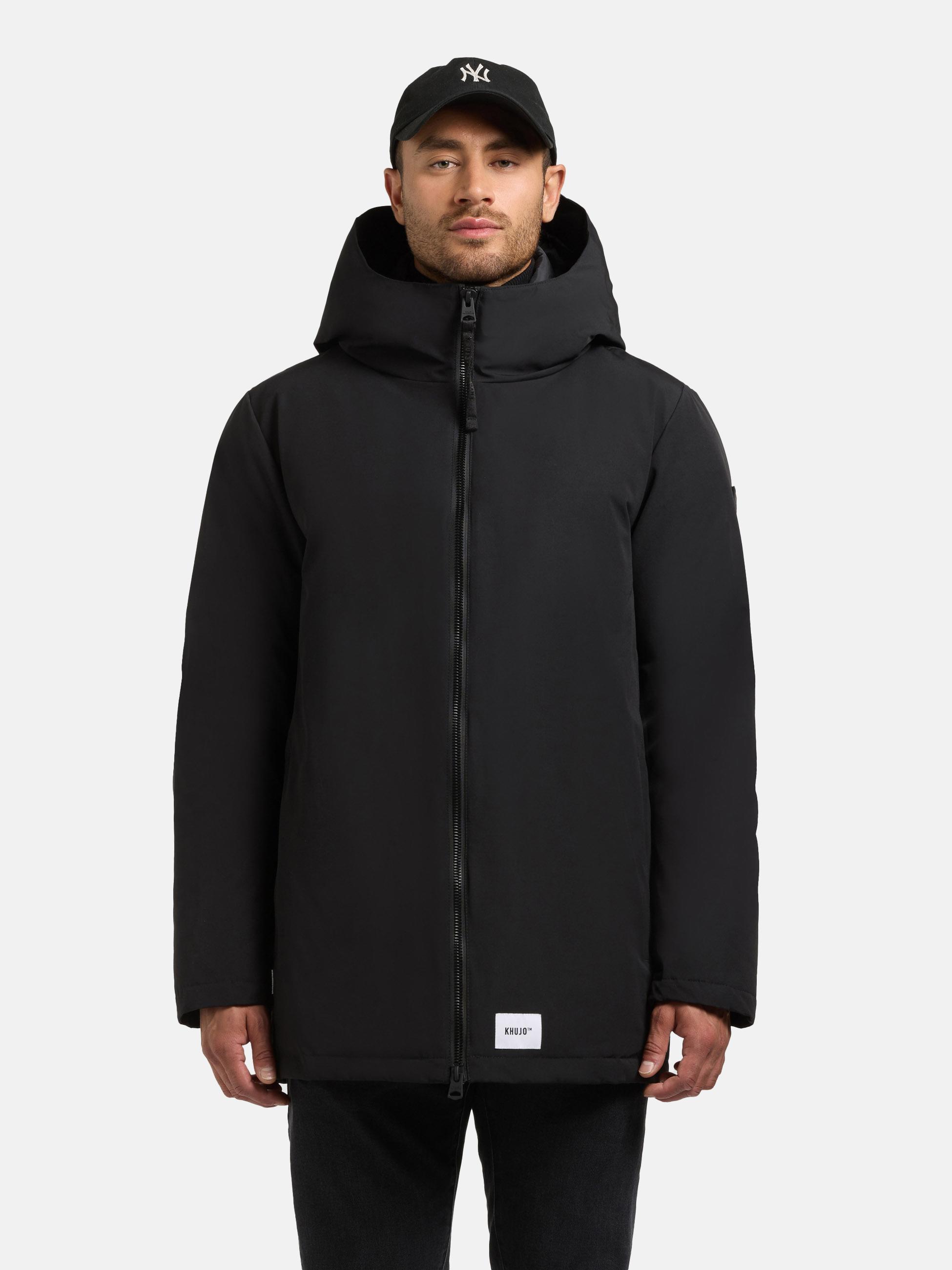 Warme Winter Kurzmantel "Nedd" Black