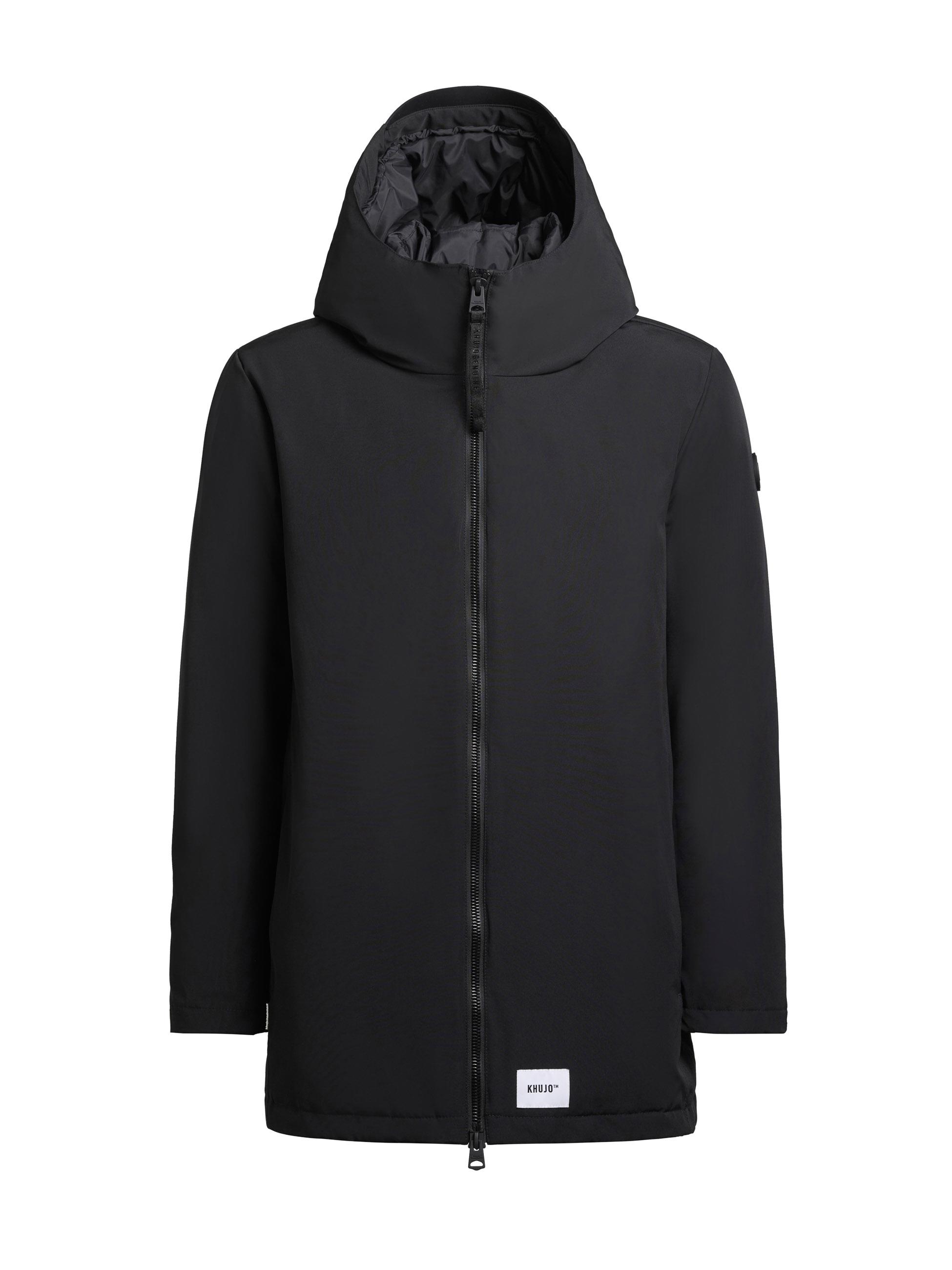 Warme Winter Kurzmantel "Nedd" Black