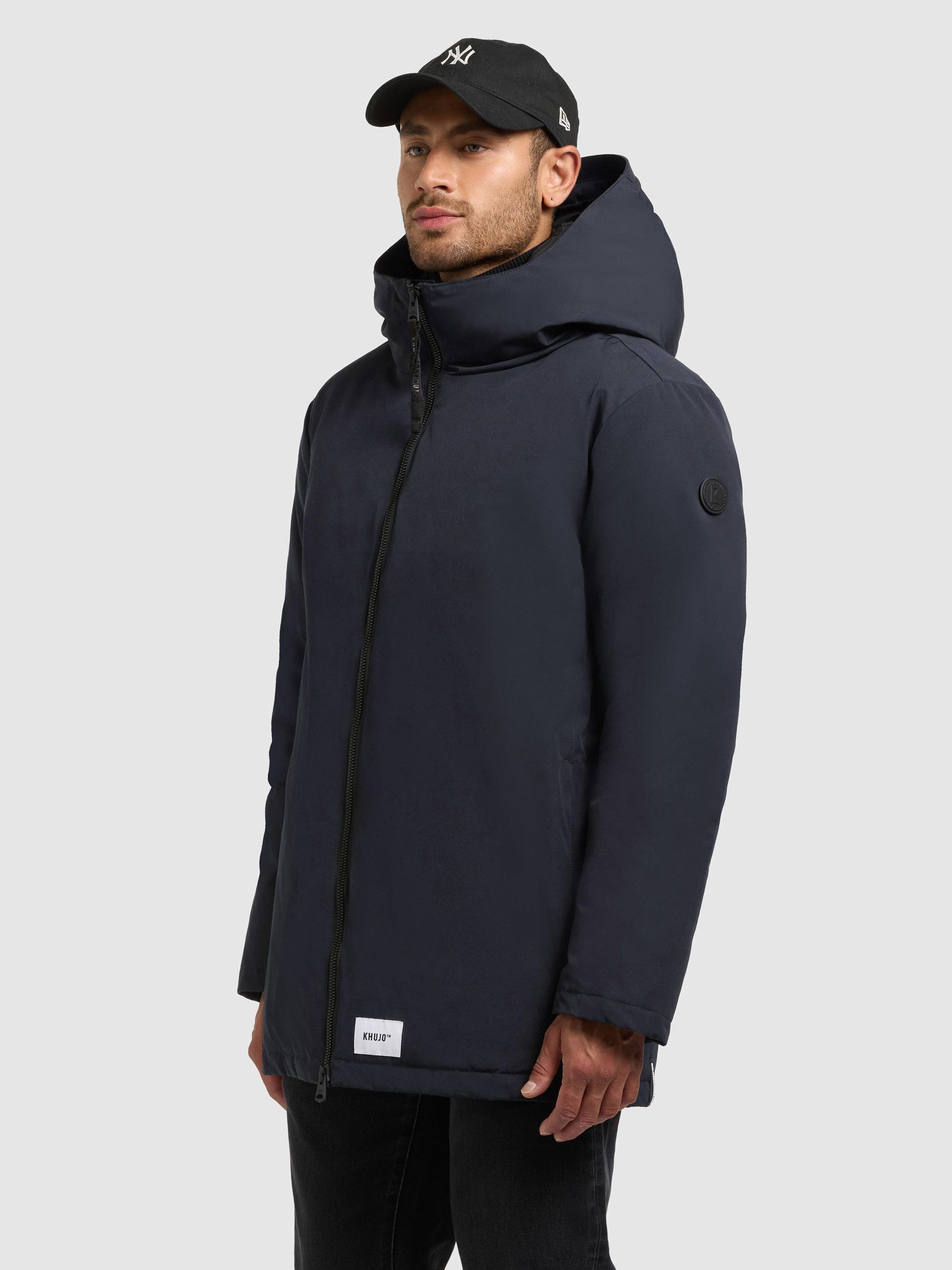 Warme Winter Kurzmantel "Nedd" Port Blue