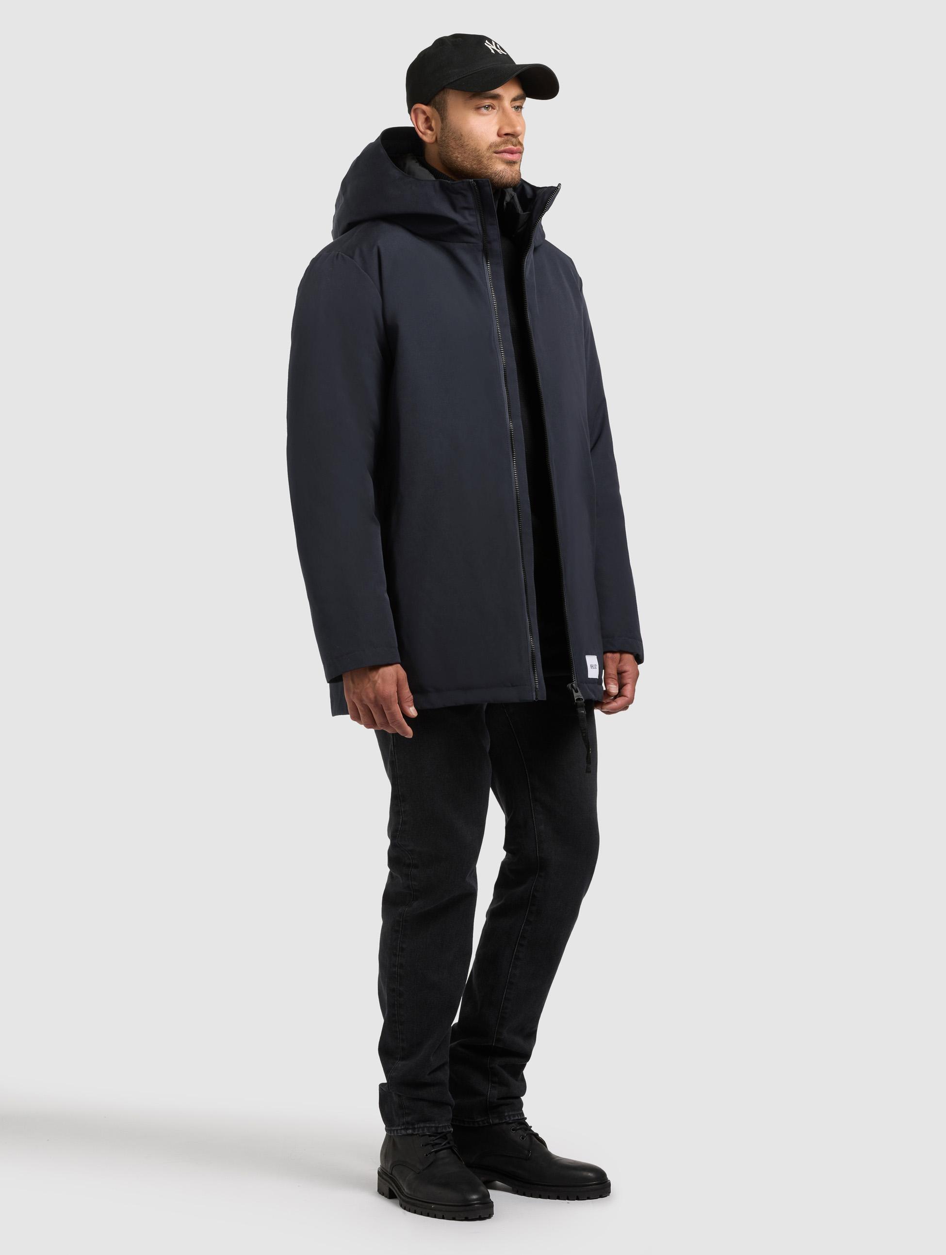Warme Winter Kurzmantel "Nedd" Port Blue