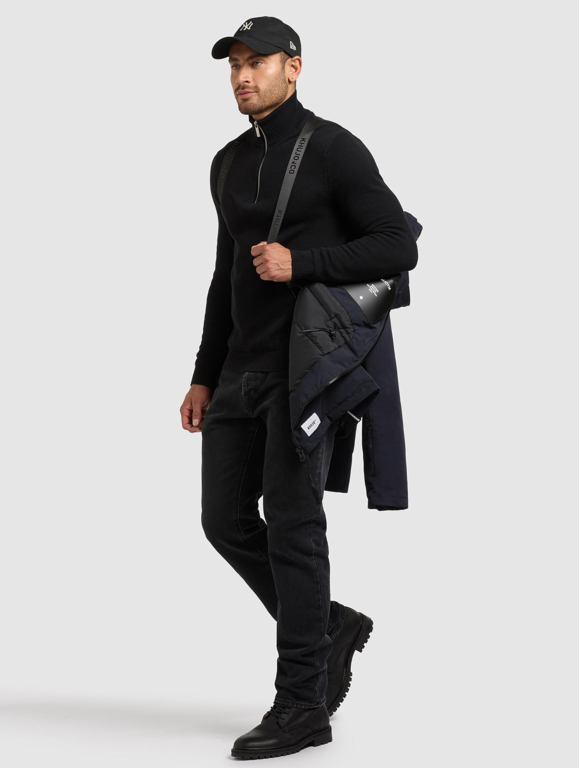 Warme Winter Kurzmantel "Nedd" Port Blue
