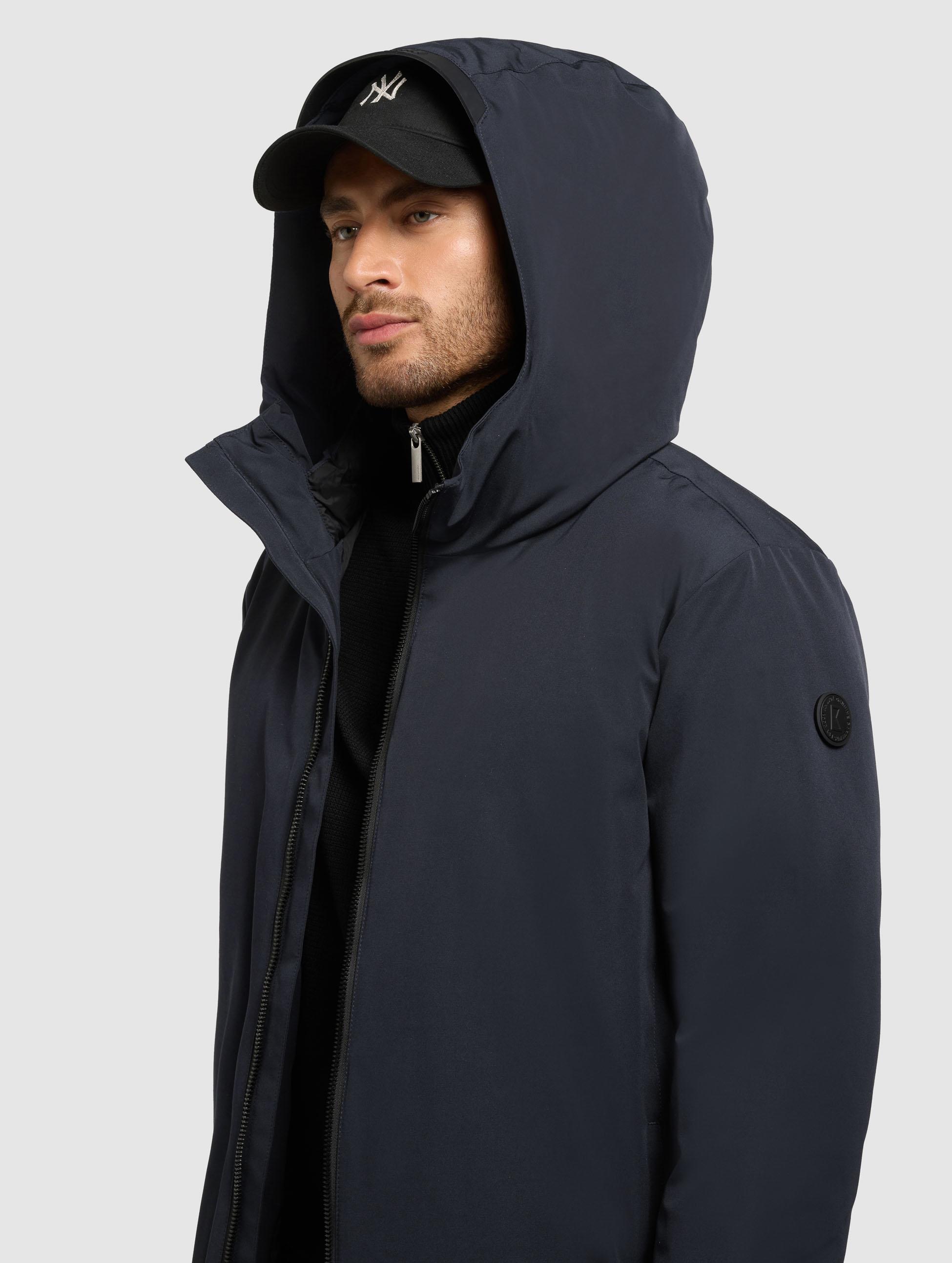 Warme Winter Kurzmantel "Nedd" Port Blue