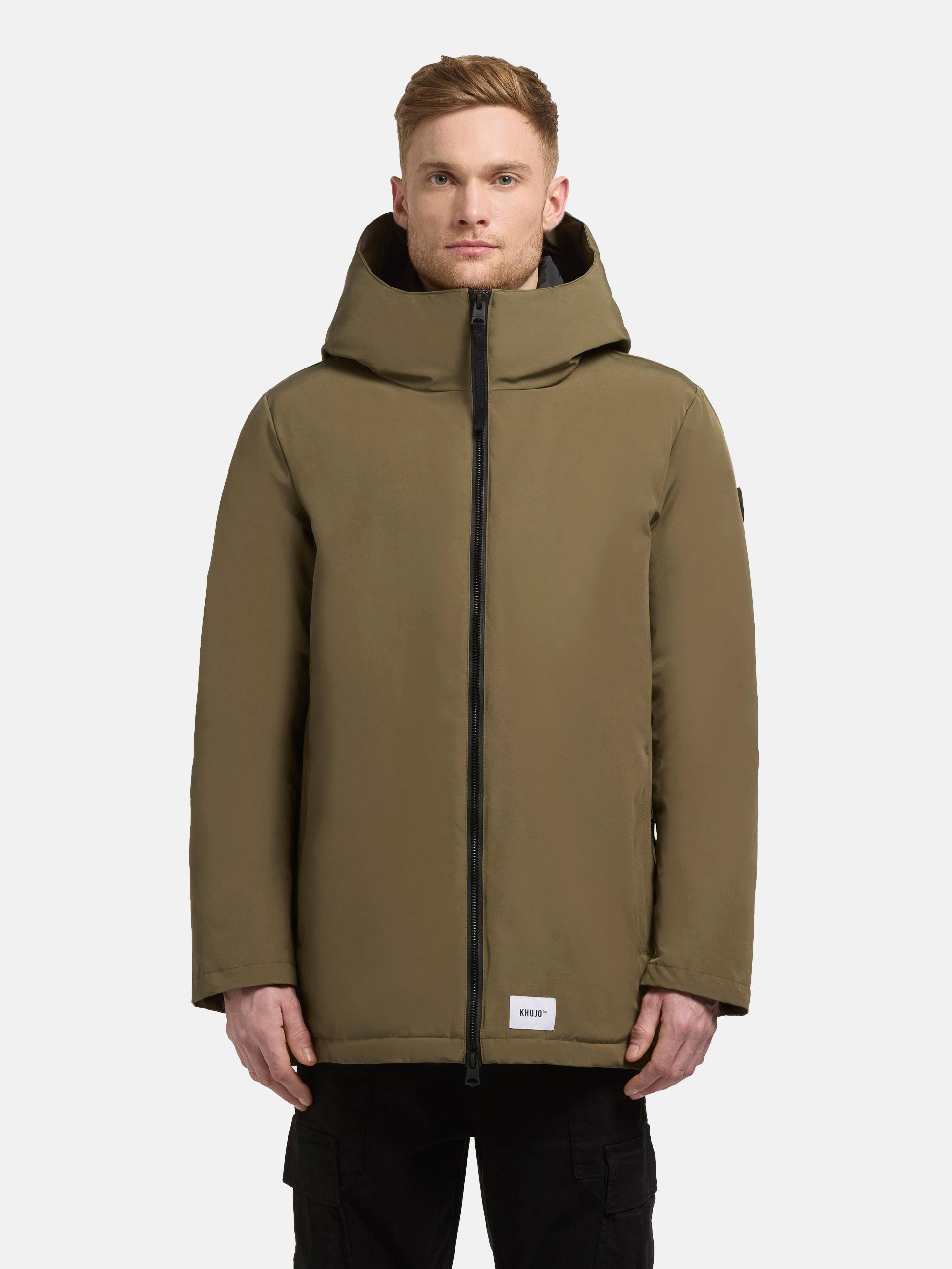 Warme Winter Kurzmantel "Nedd" Scrub Green
