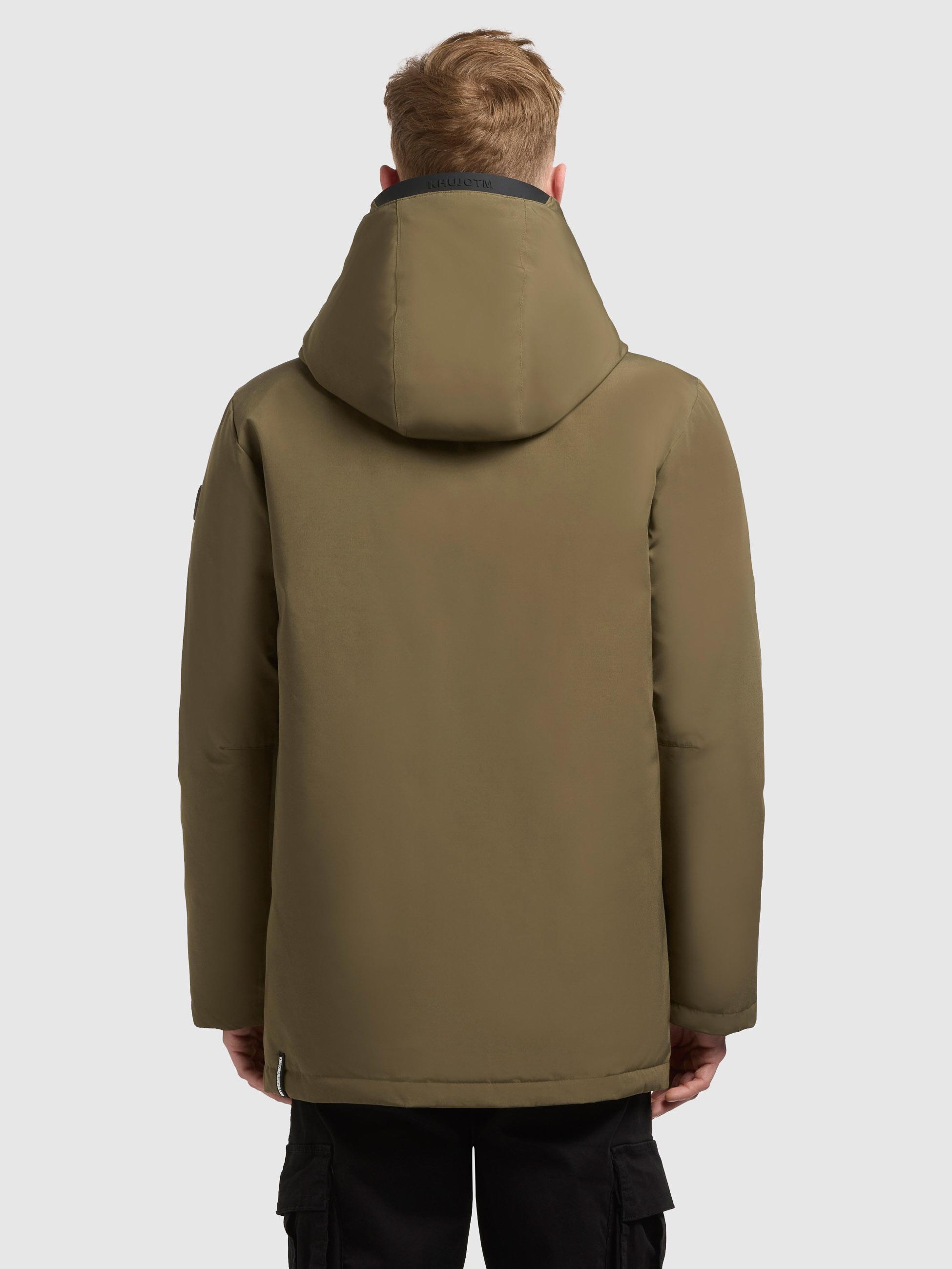 Warme Winter Kurzmantel "Nedd" Scrub Green