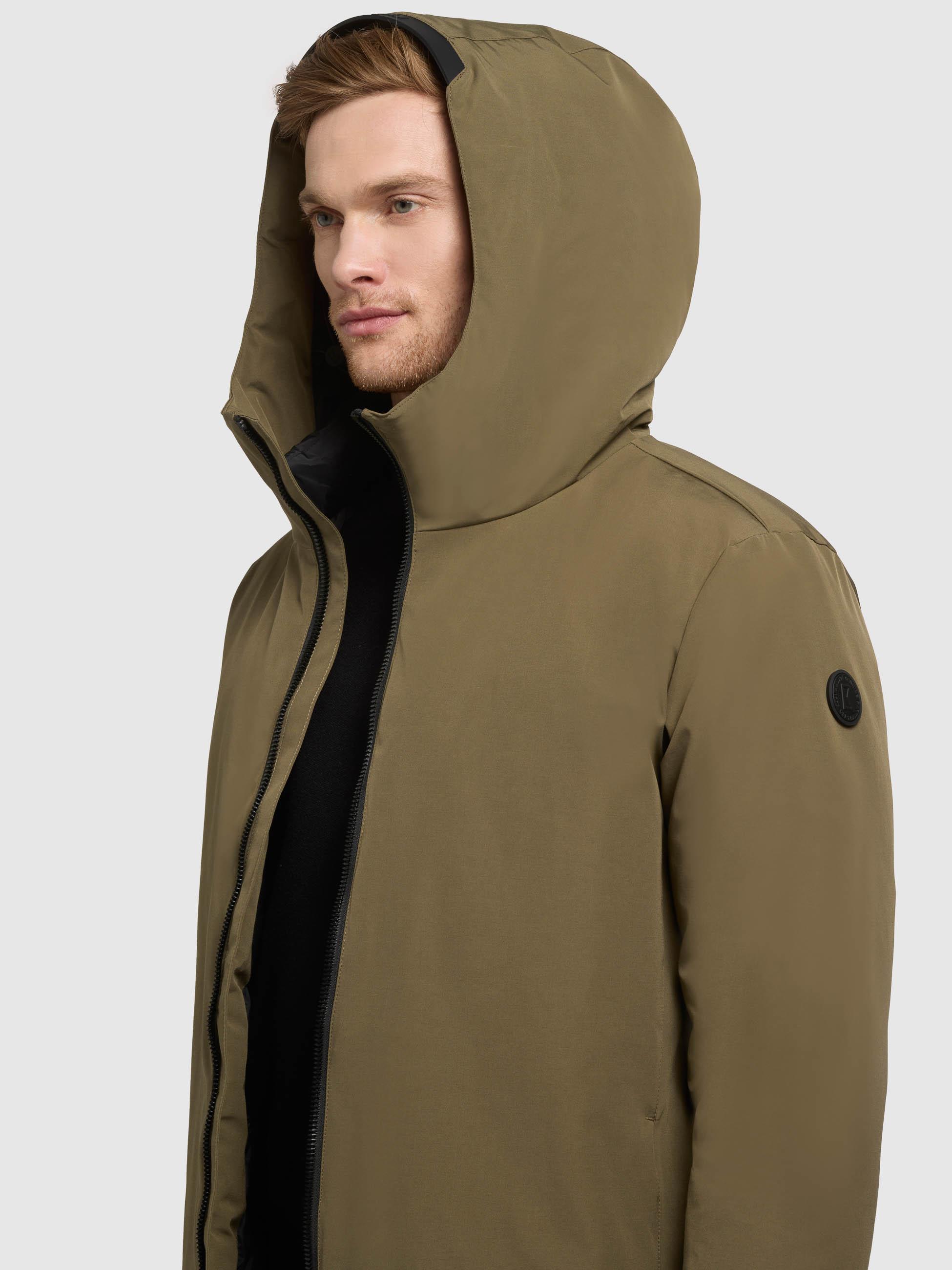 Warme Winter Kurzmantel "Nedd" Scrub Green
