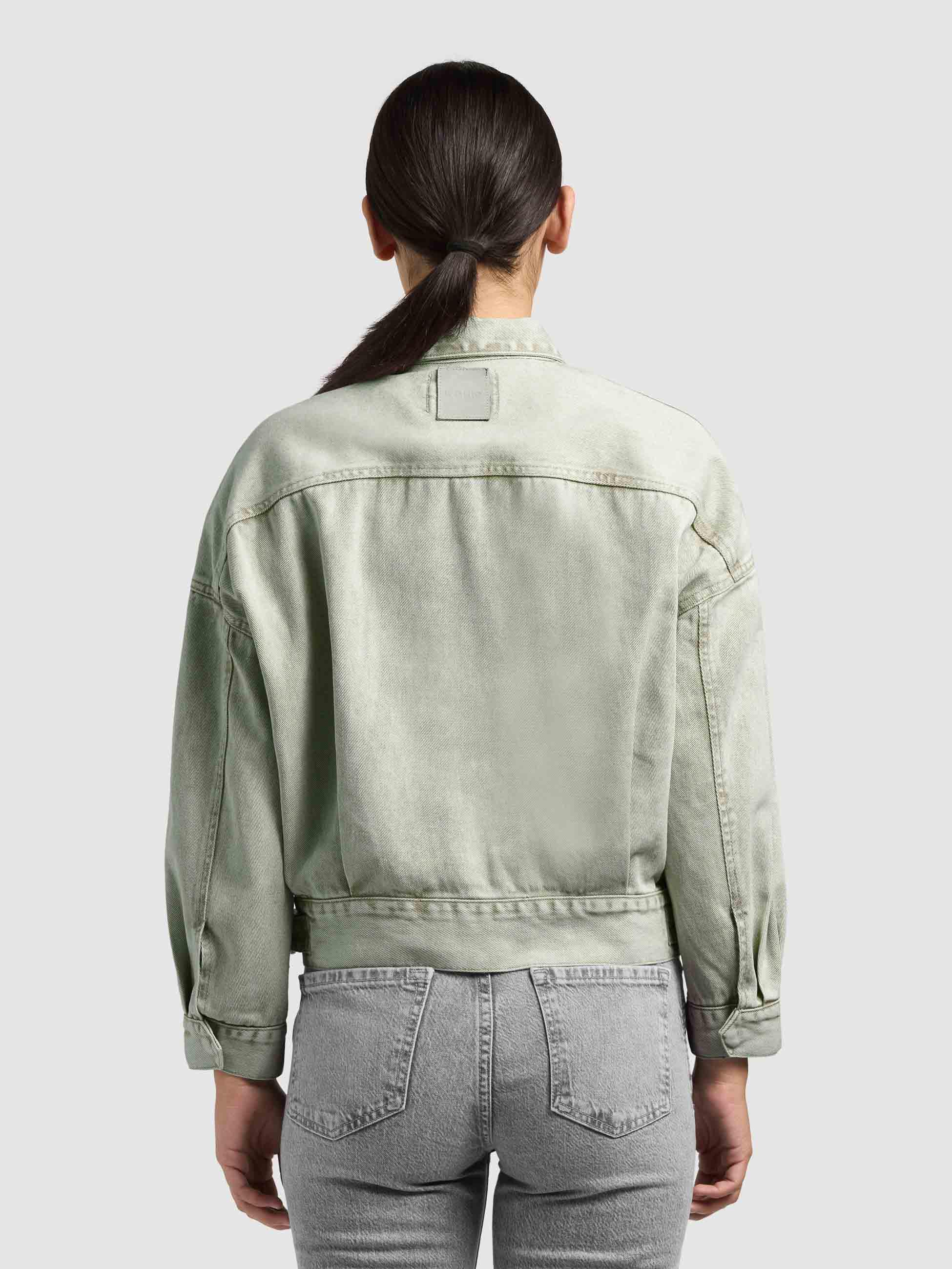 Oversize Jeansjacke "Nelina" Seagreen