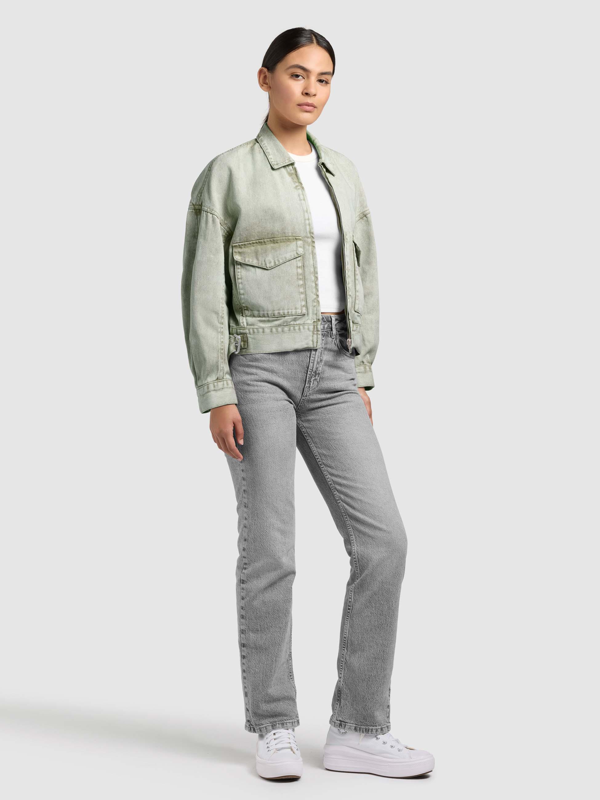 Oversize Jeansjacke "Nelina" Seagreen