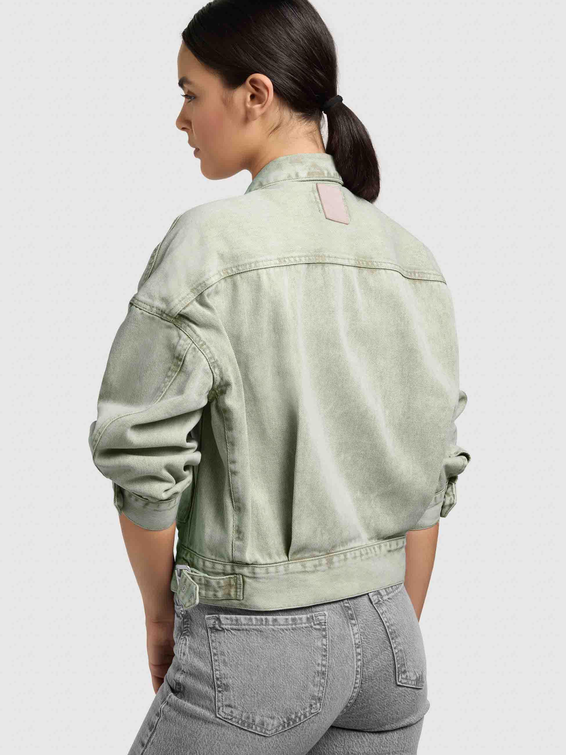 Oversize Jeansjacke "Nelina" Seagreen