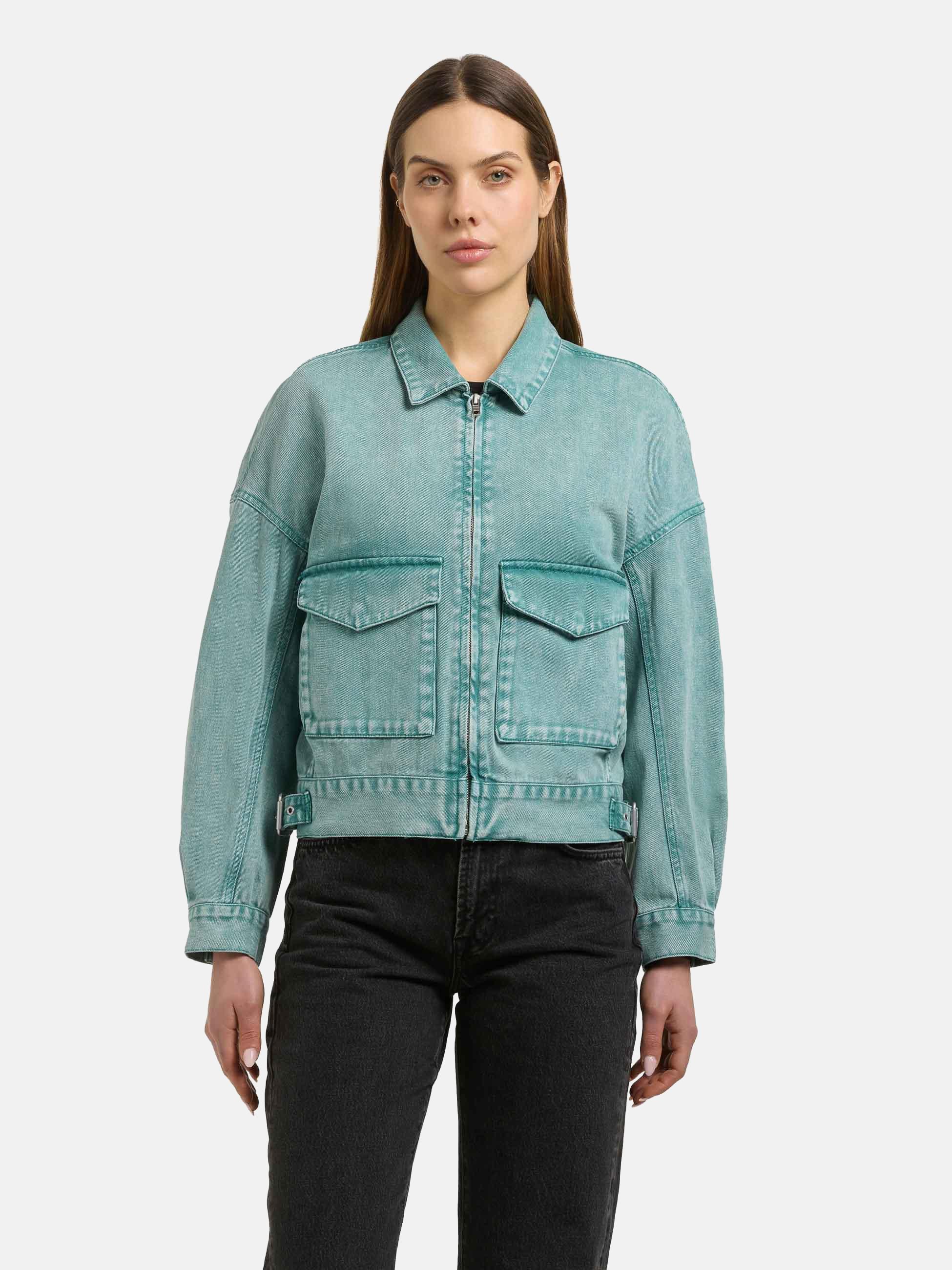 Oversize Jeansjacke "Nelina" Teal