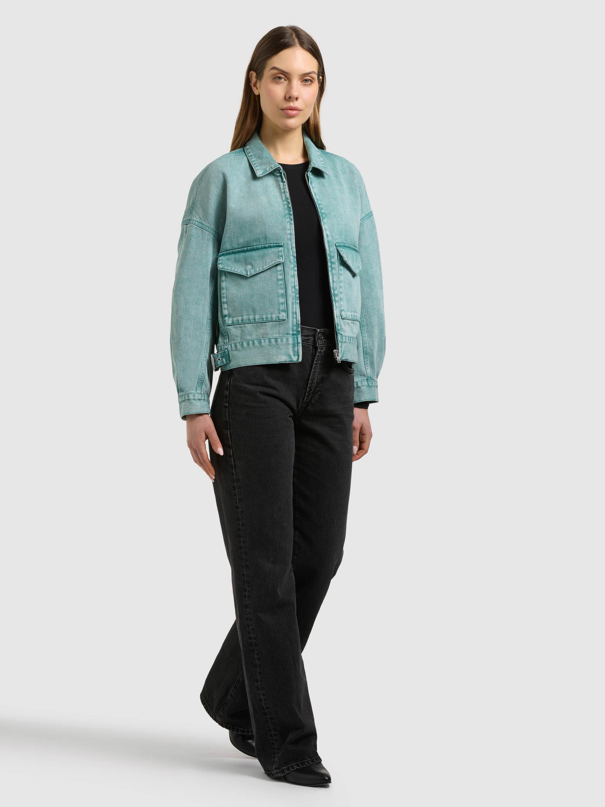 Oversize Jeansjacke "Nelina" Teal