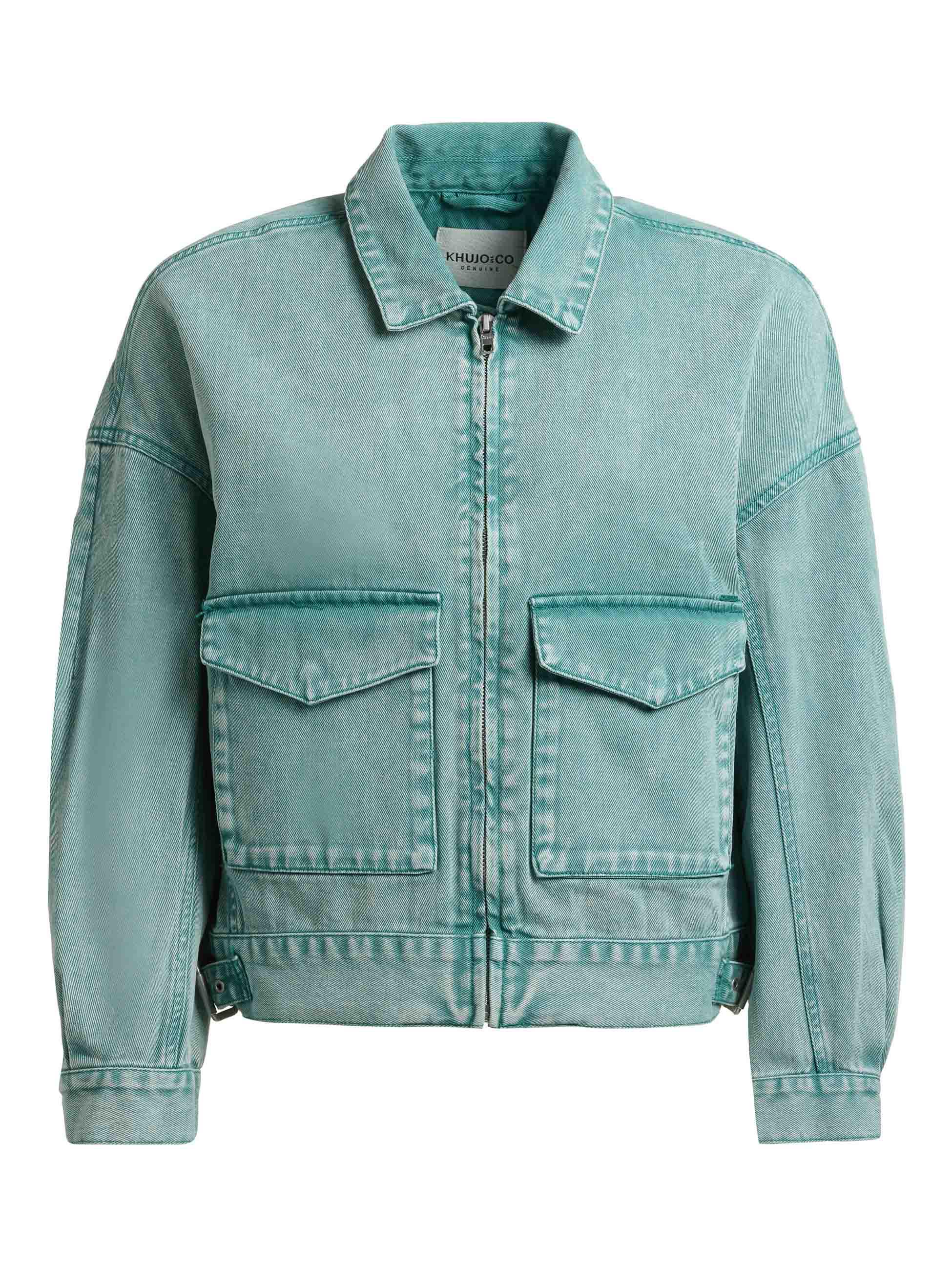 Oversize Jeansjacke "Nelina" Teal
