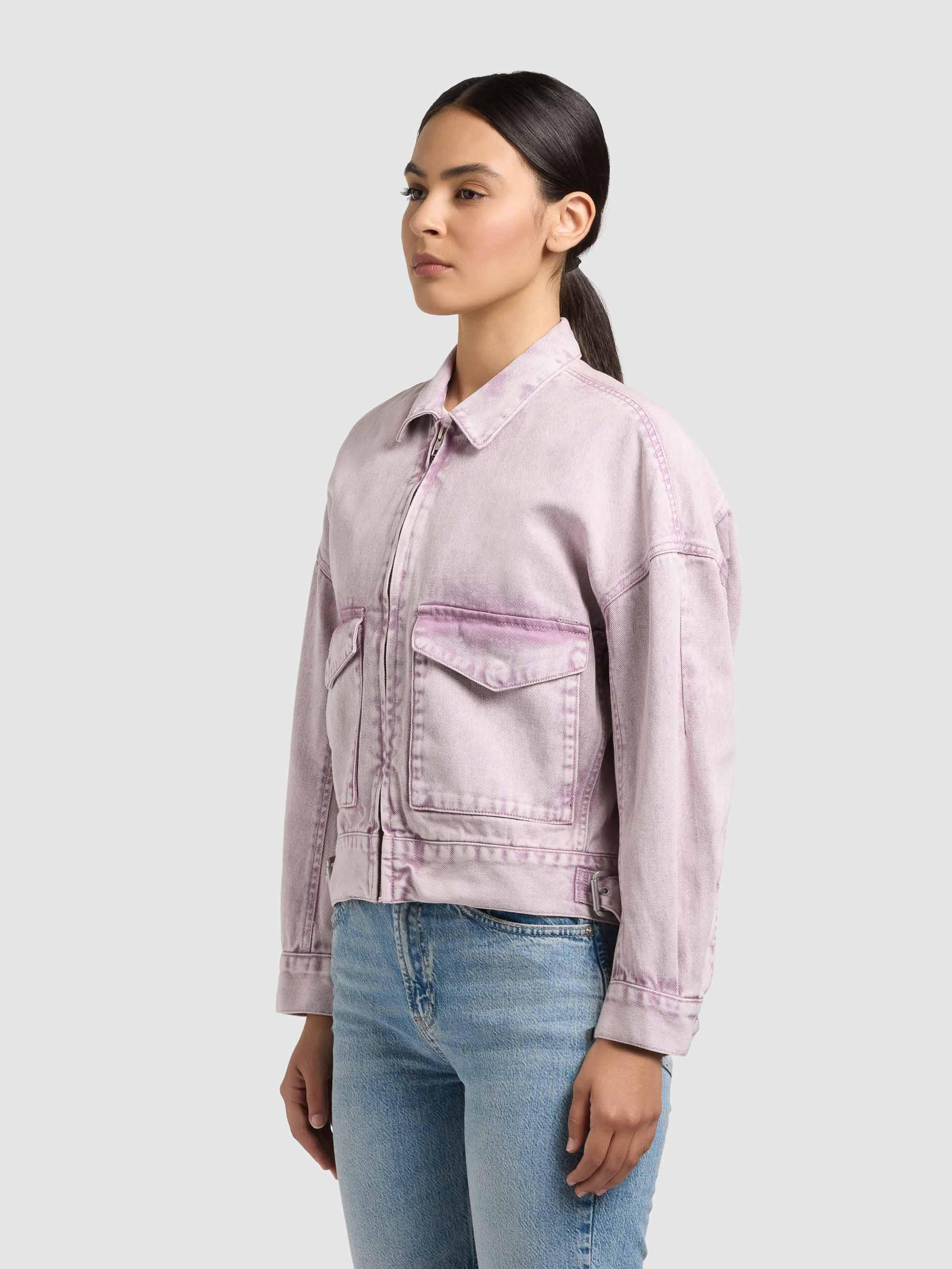 Oversize Jeansjacke "Nelina" Violet