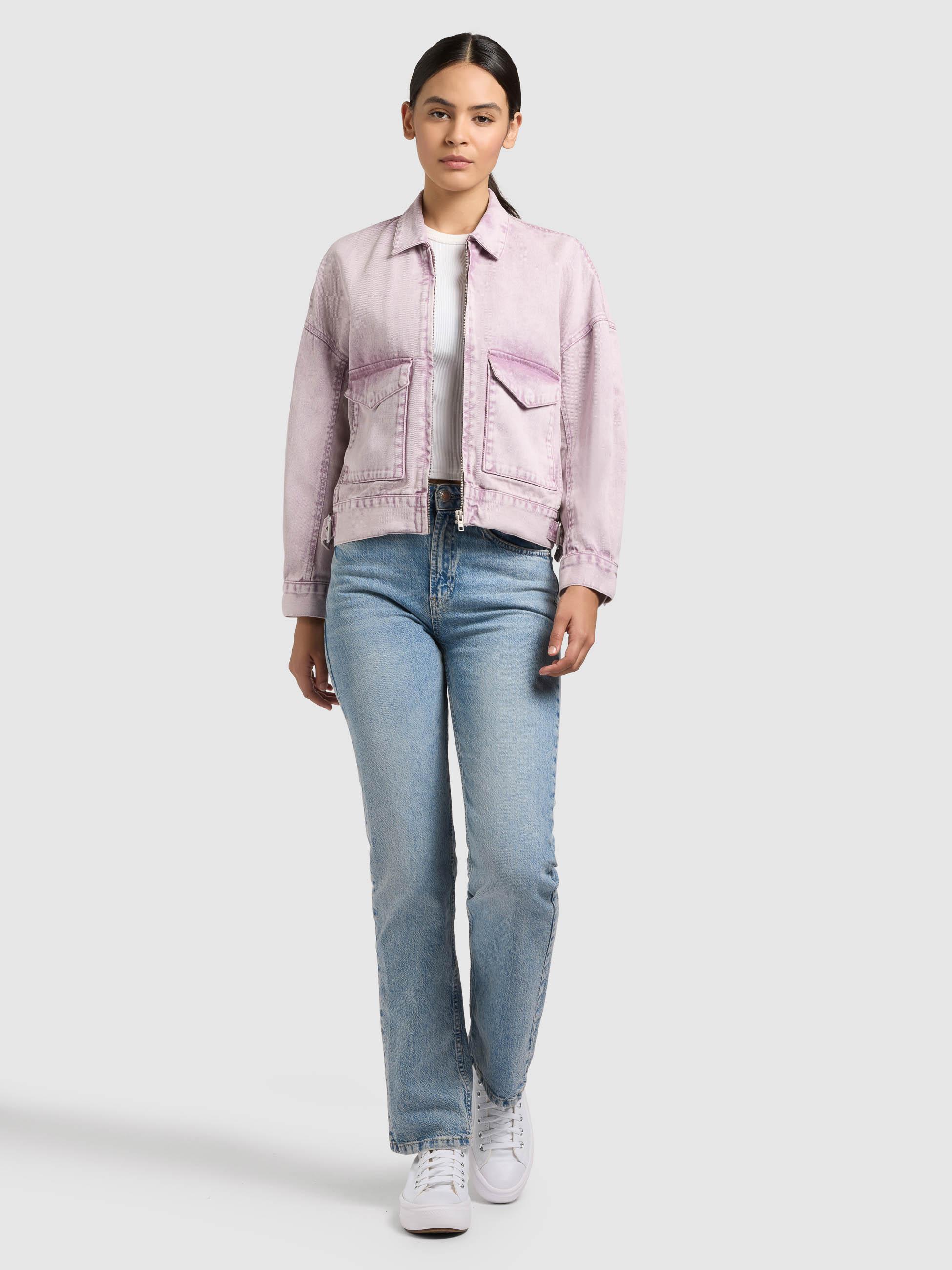 Oversize Jeansjacke "Nelina" Violet